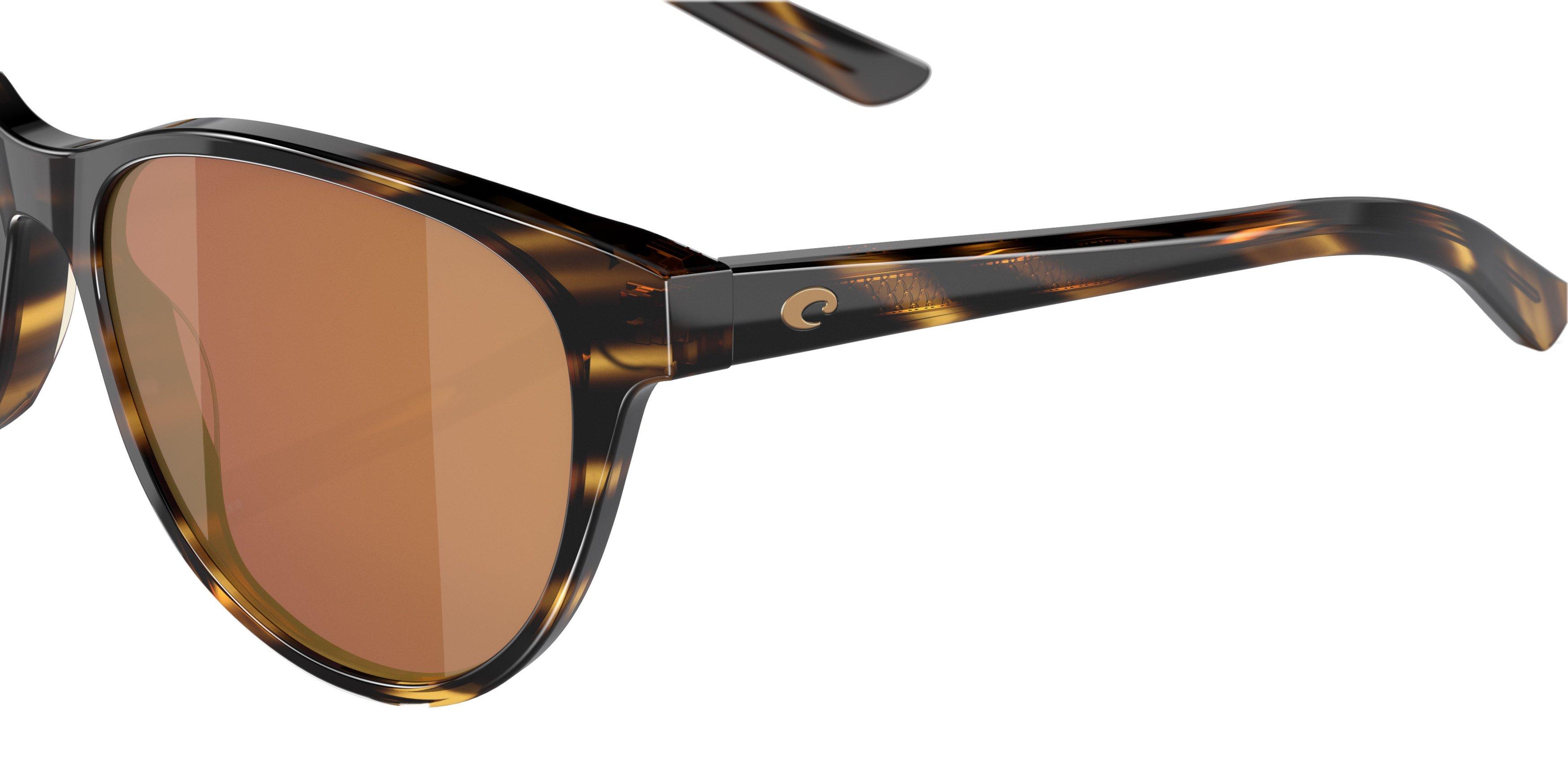 Costa Del Mar Catherine Copper Polarized 580G Tortoise Sunglasses - BROWN Thumbnail View 3