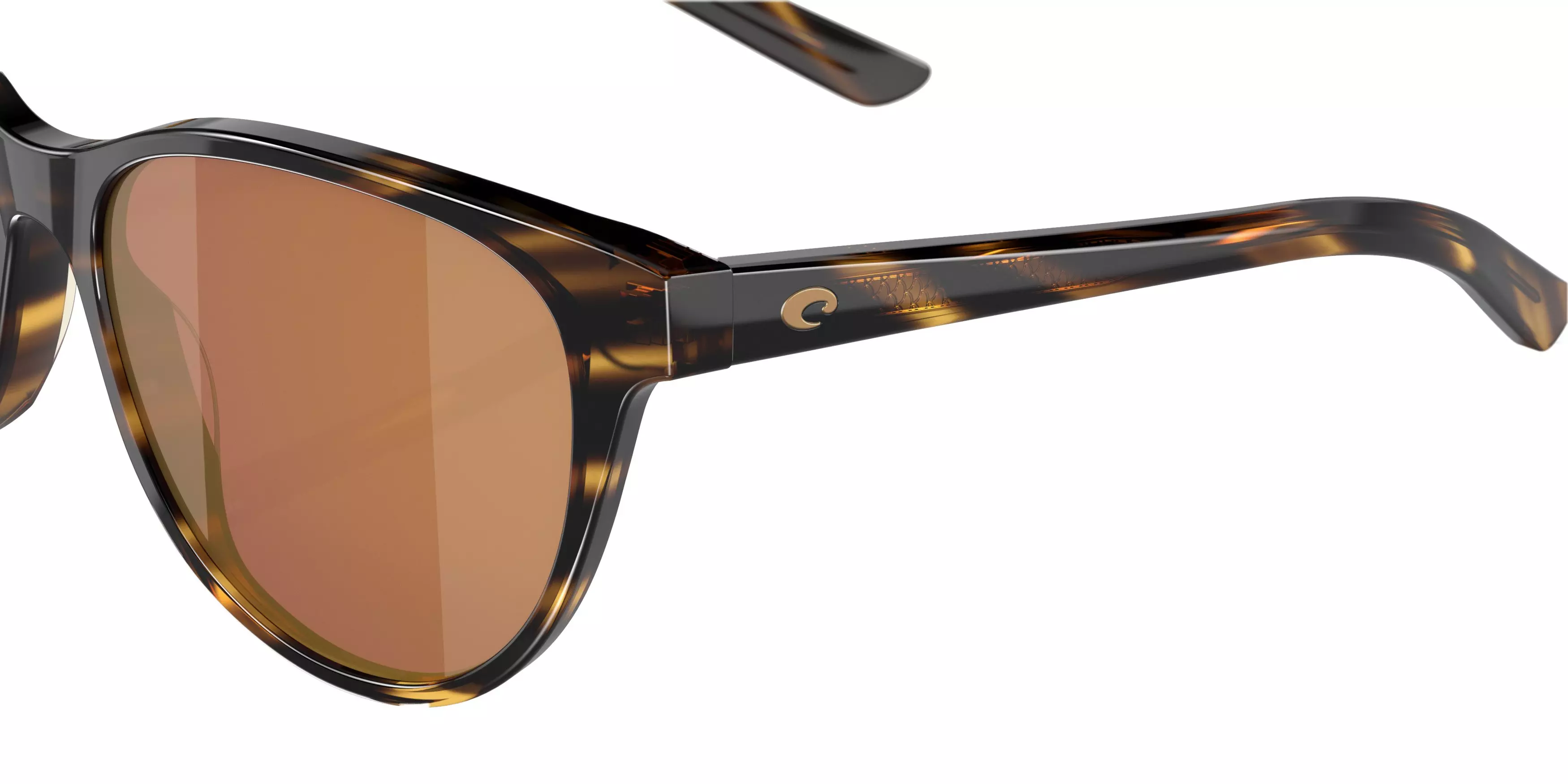 Costa Del Mar Catherine Copper Polarized 580G Tortoise Sunglasses - BROWN