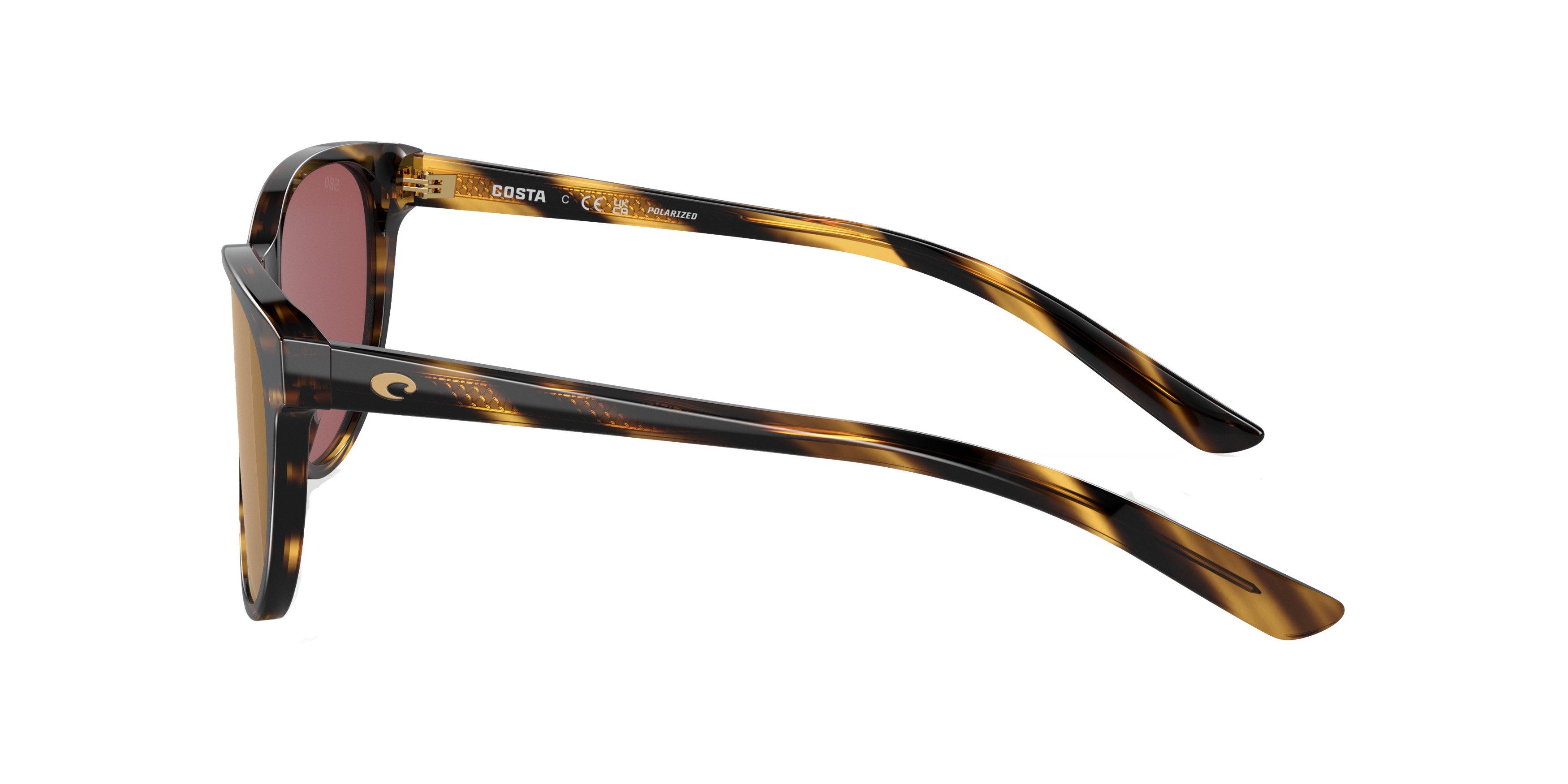 Costa Del Mar Catherine Copper Polarized 580G Tortoise Sunglasses - BROWN Thumbnail View 5