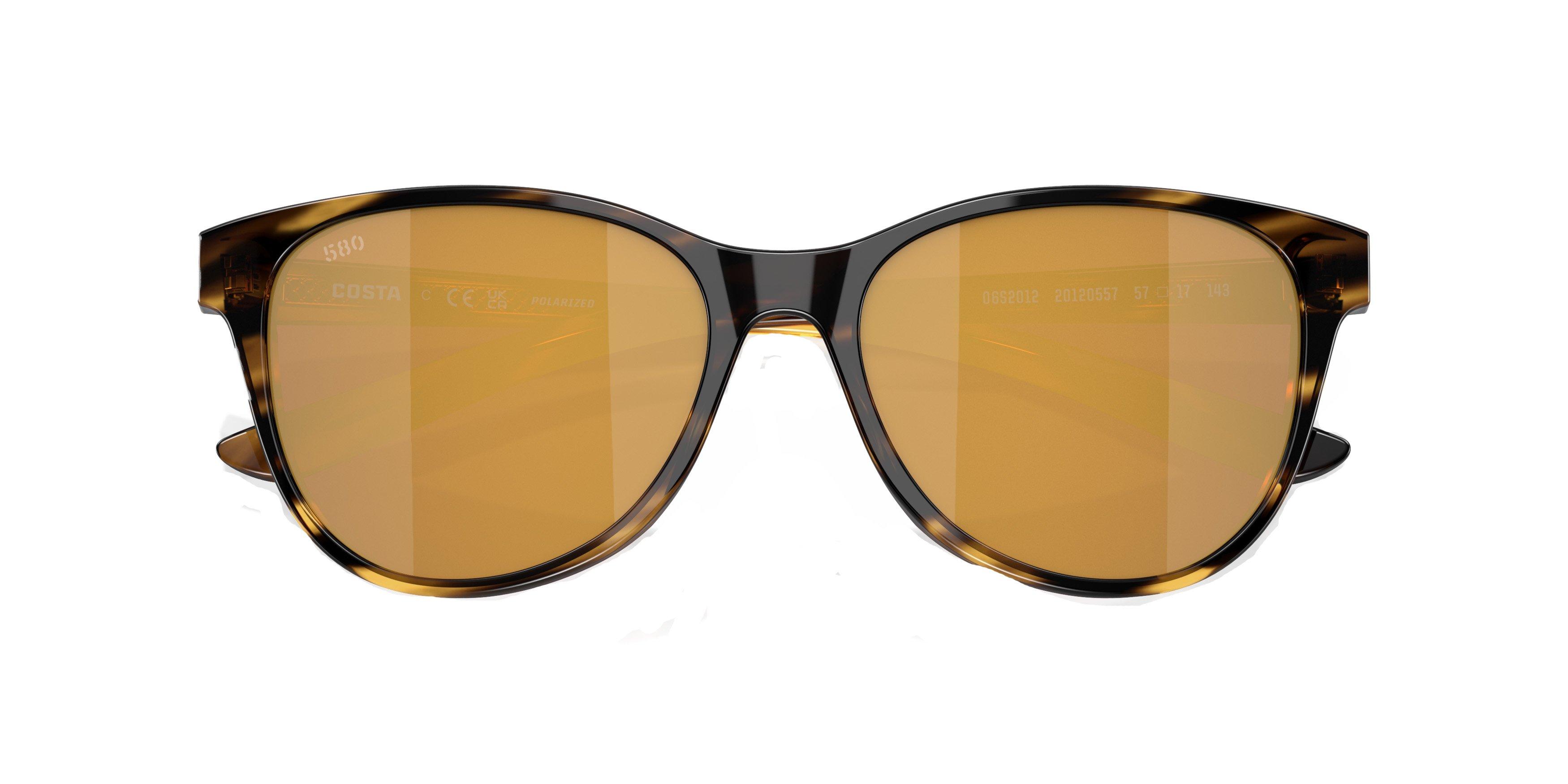 Costa Del Mar Catherine Copper Polarized 580G Tortoise Sunglasses - BROWN Thumbnail View 6