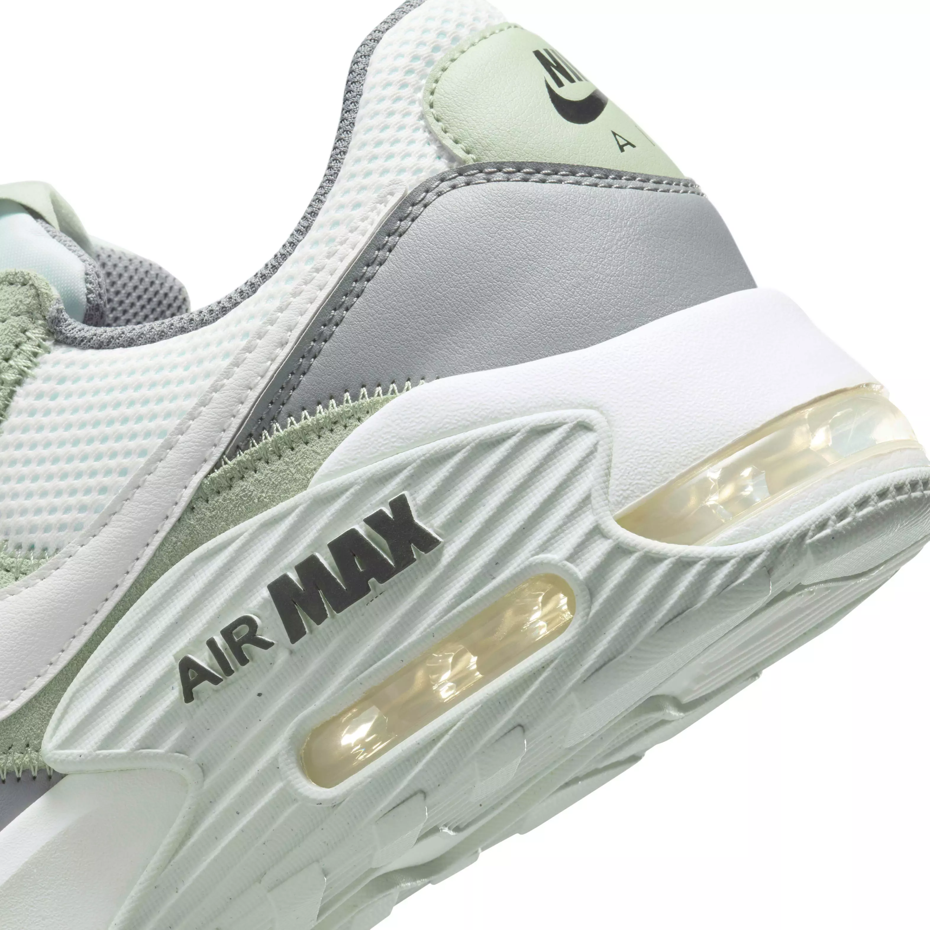 Nike Air Max Excee "Summit White/Light Silver/Jade Horizon/Summit White" Men's Shoe - WHITE/LT SILVER/JADE/WHITE