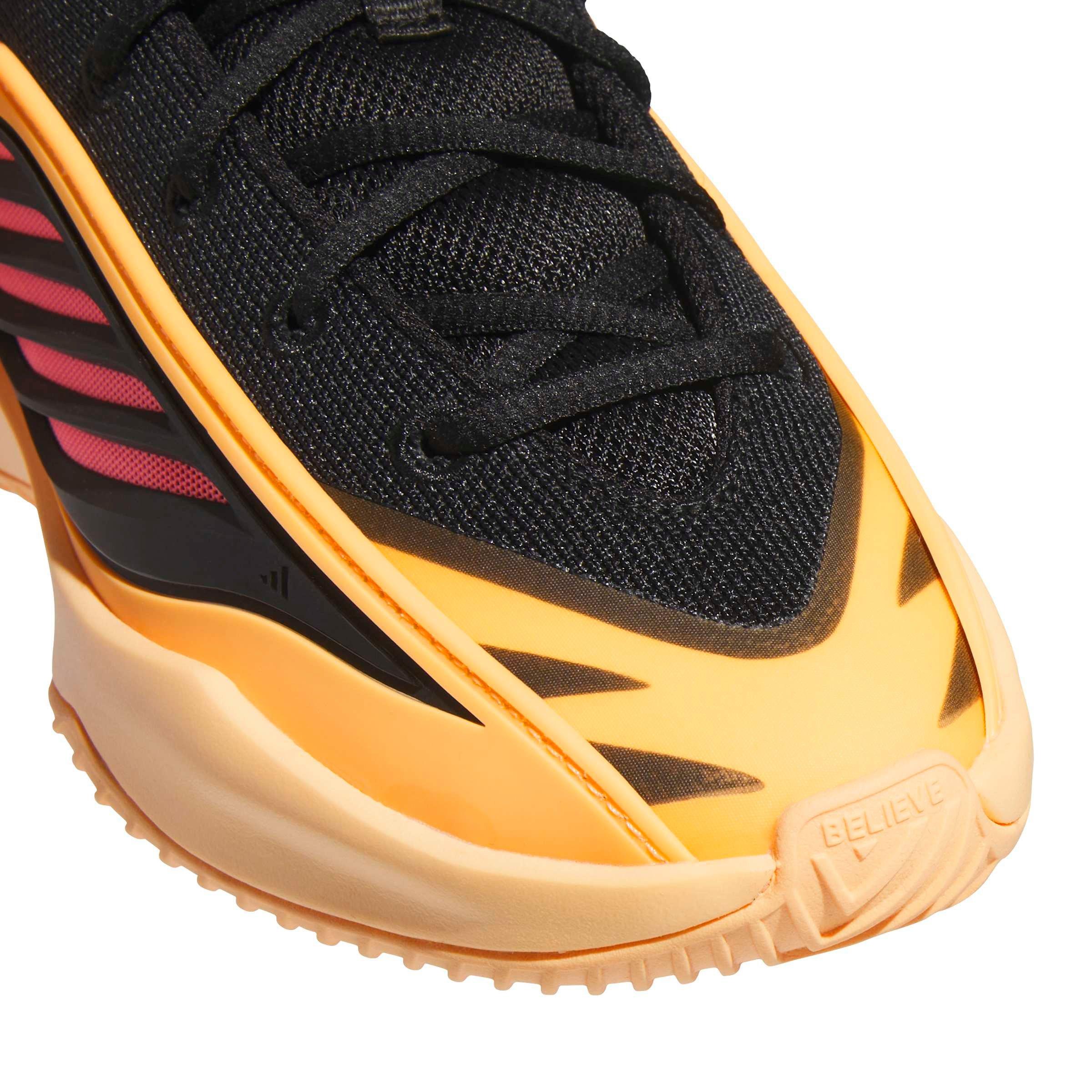 adidas Believe That 1 "Acid Orange/Core Black/Acid Red" Grade School Boys' Basketball Shoe - ORANGE/BLACK/RED Thumbnail View 7