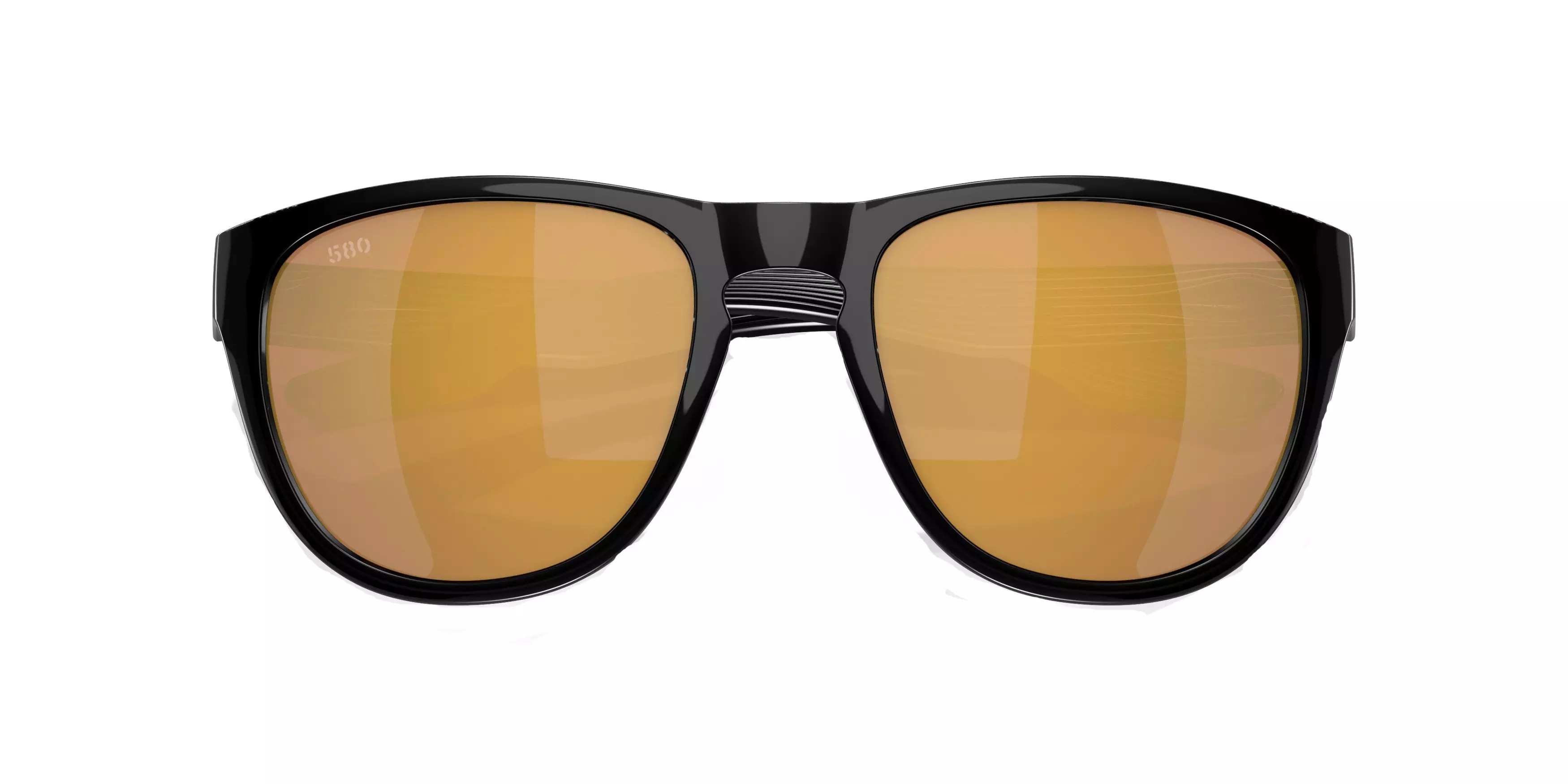 Costa Del Mar Irie Gold Mirror Polarized Matte Black Sunglasses - BLACK/GOLD