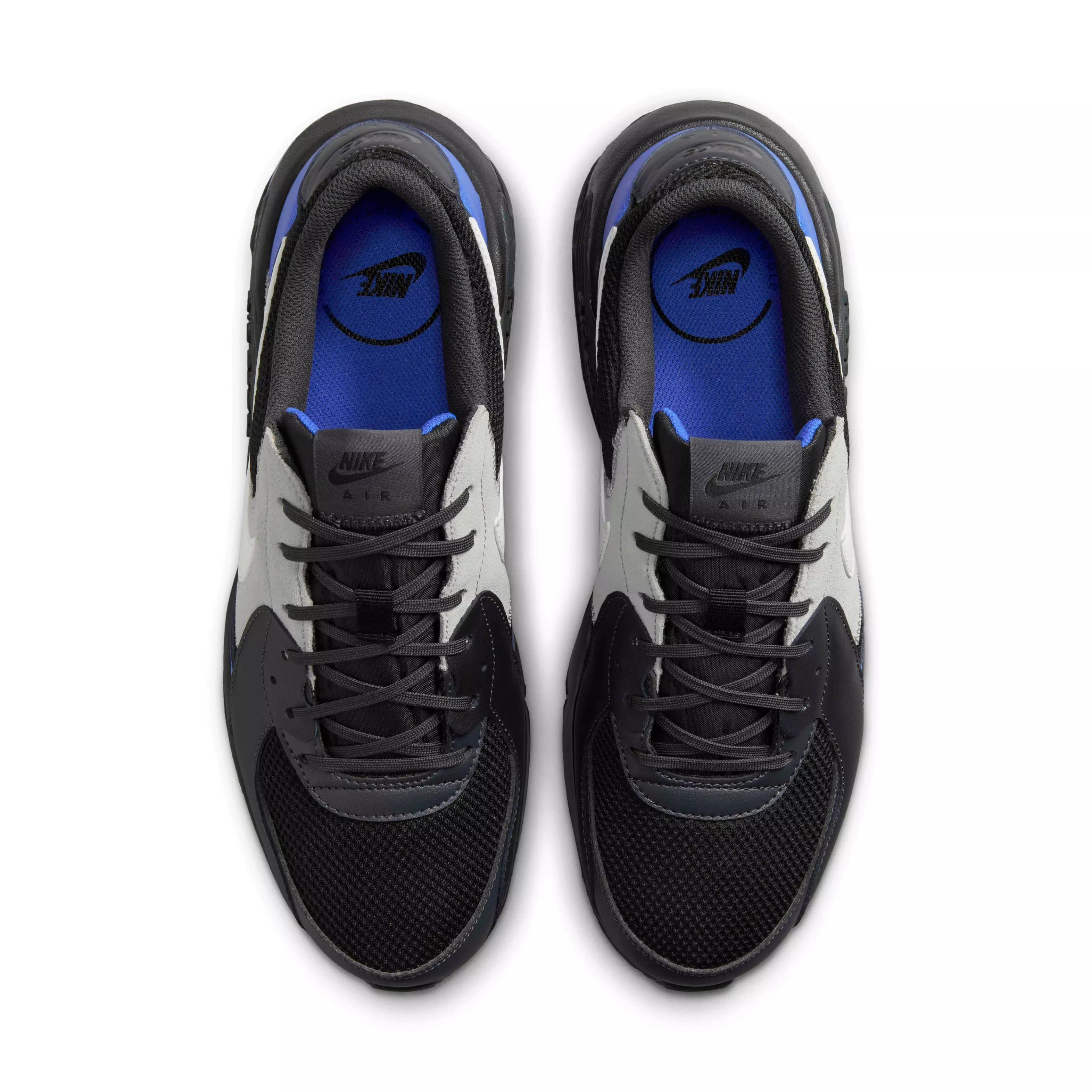Nike Air Max Excee "Dark Smoke Grey/Black/Racer Blue/Summit White" Men's Shoe - DK GREY/BLACK/BLUE/WHITE