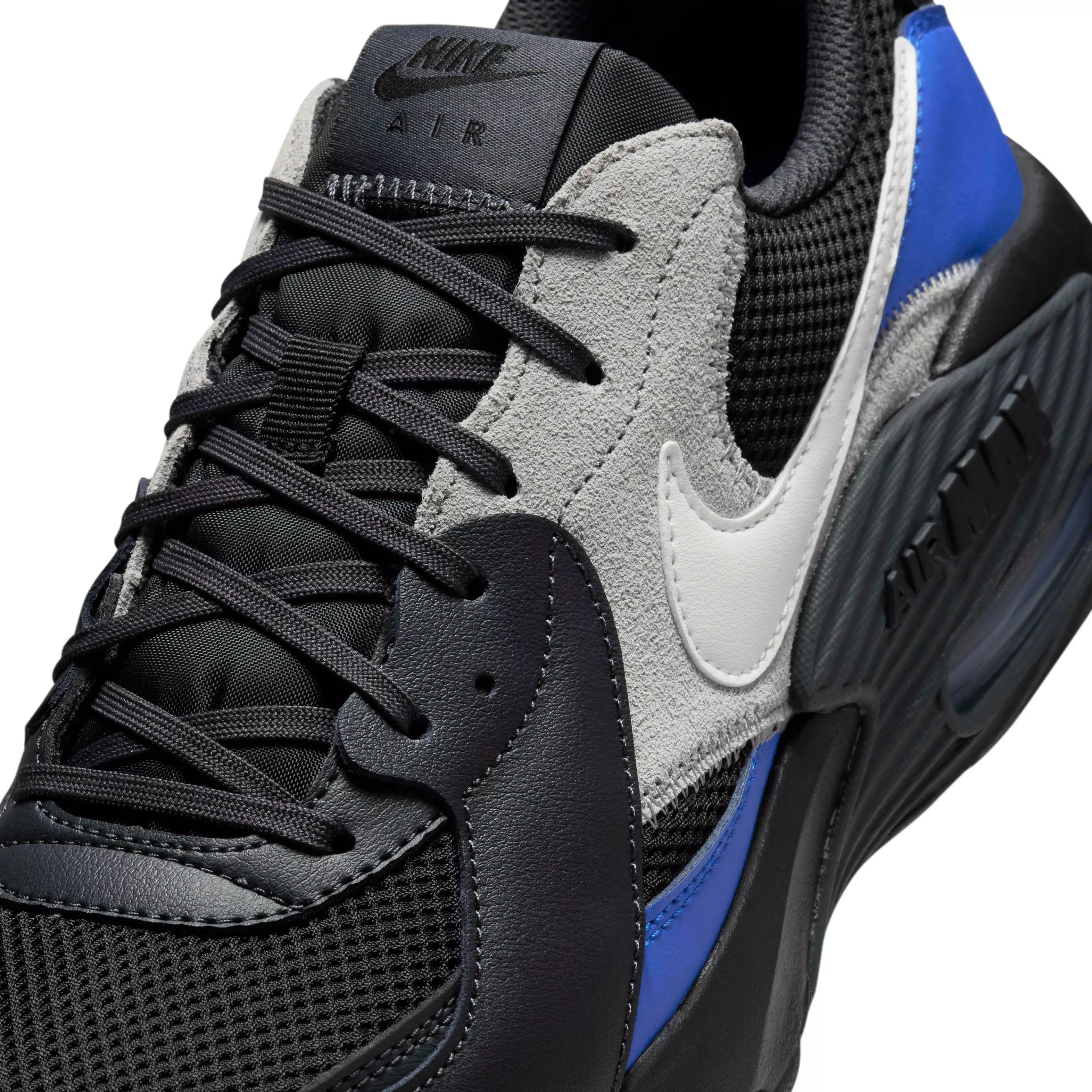 Nike Air Max Excee "Dark Smoke Grey/Black/Racer Blue/Summit White" Men's Shoe - DK GREY/BLACK/BLUE/WHITE