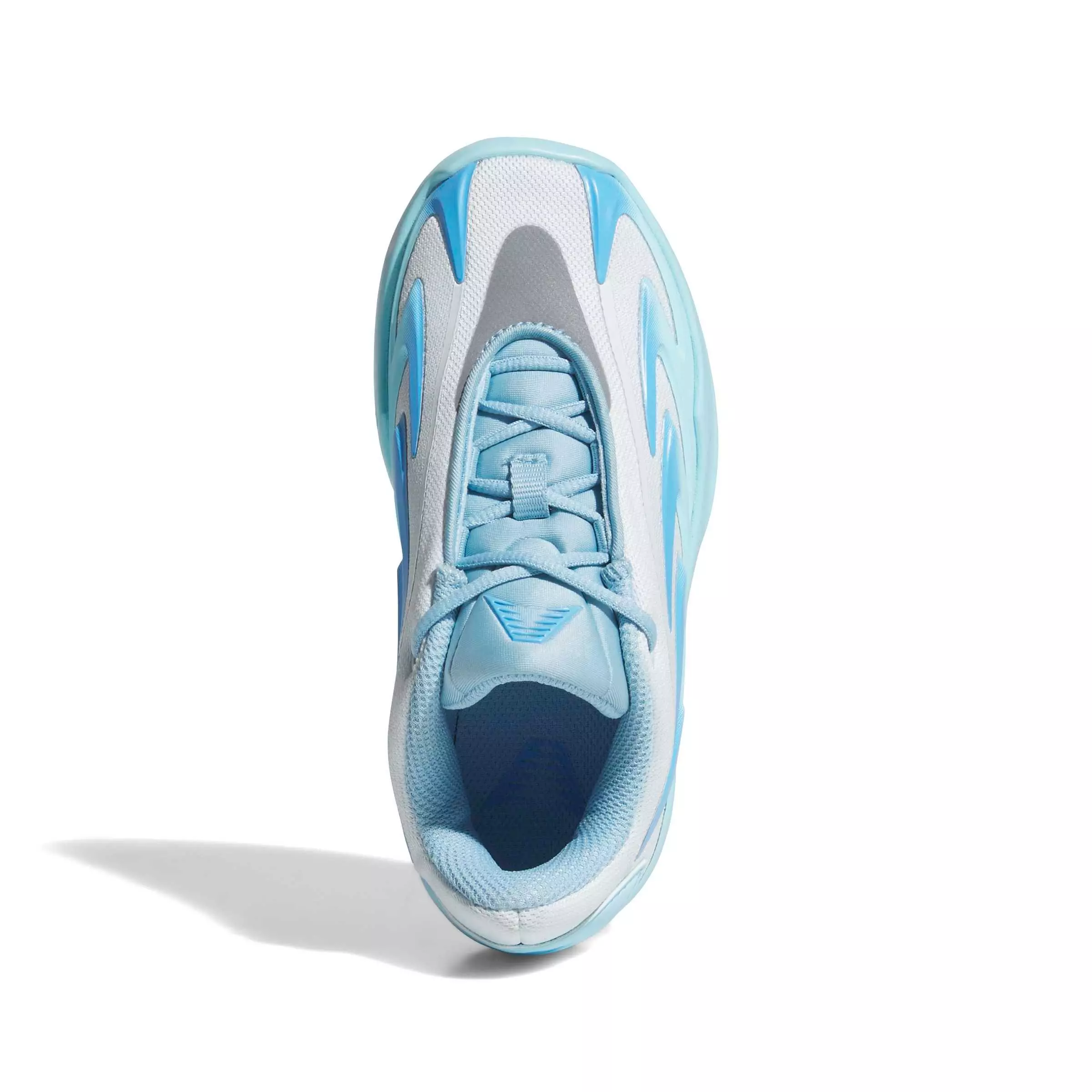 adidas Anthony Edwards 3 "Cold Blooded" Preschool Kids' Basketball Shoe - SKY/BLUE/GREY