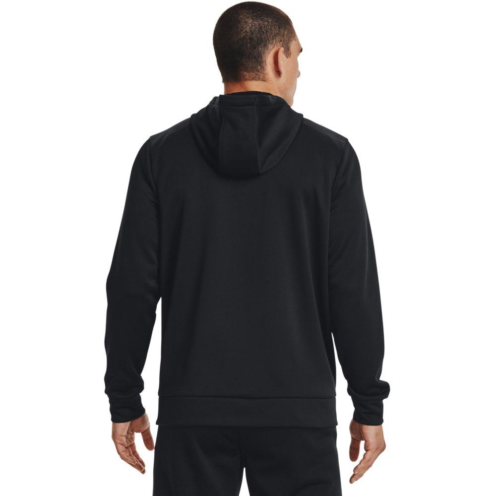 Under Armour Men's Armour Fleece Full-Zip Hoodie - BLACK Thumbnail View 2
