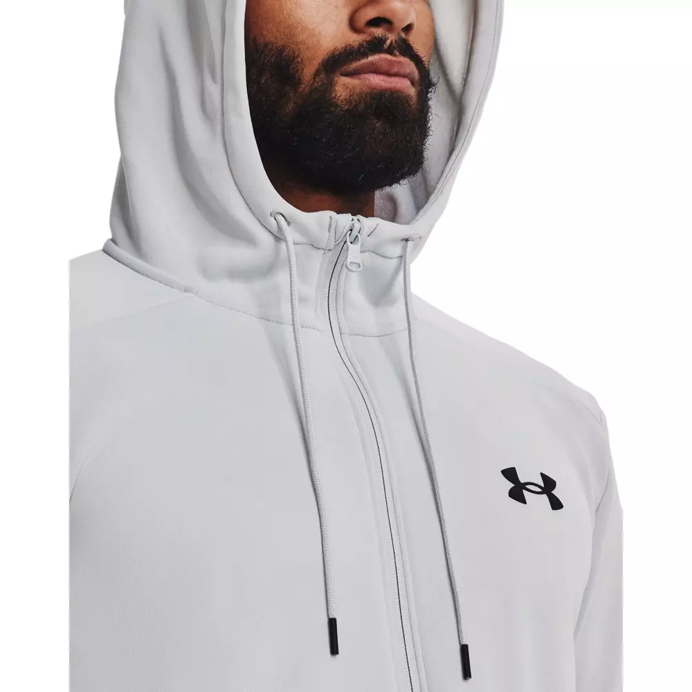 Under Armour Men's Armour Fleece Full-Zip Hoodie - LT GREY