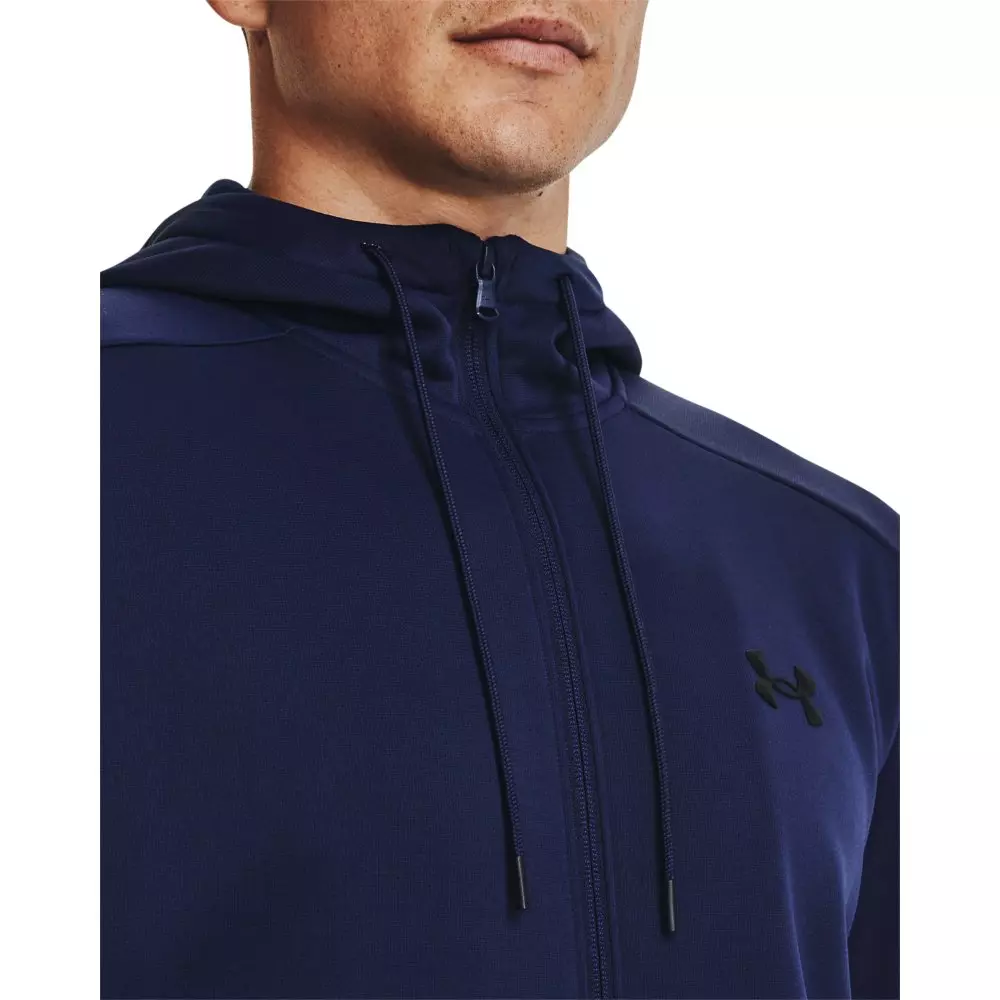 Under Armour Men's Armour Fleece Full-Zip Hoodie - NAVY