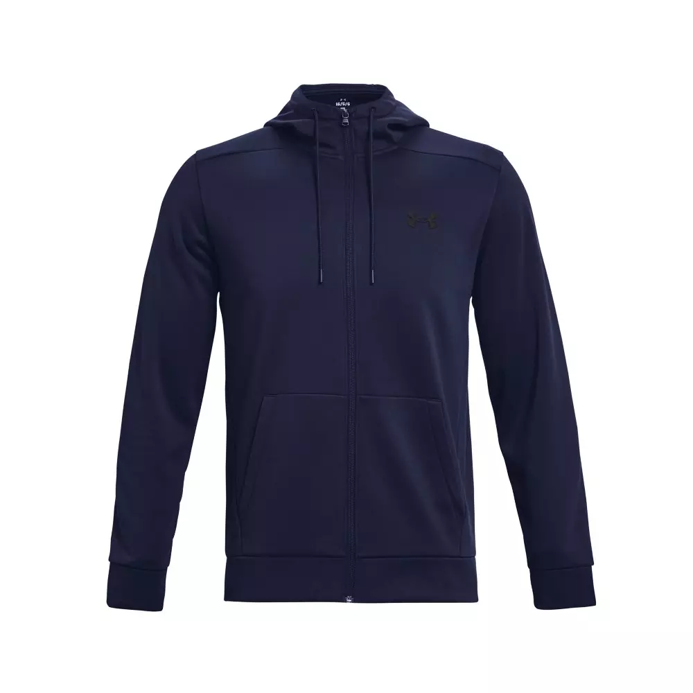 Under Armour Men's Armour Fleece Full-Zip Hoodie - NAVY