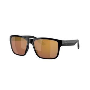 Costa Del Mar Paunch Gold Mirror Polarized 580G Matte Black Sunglasses
