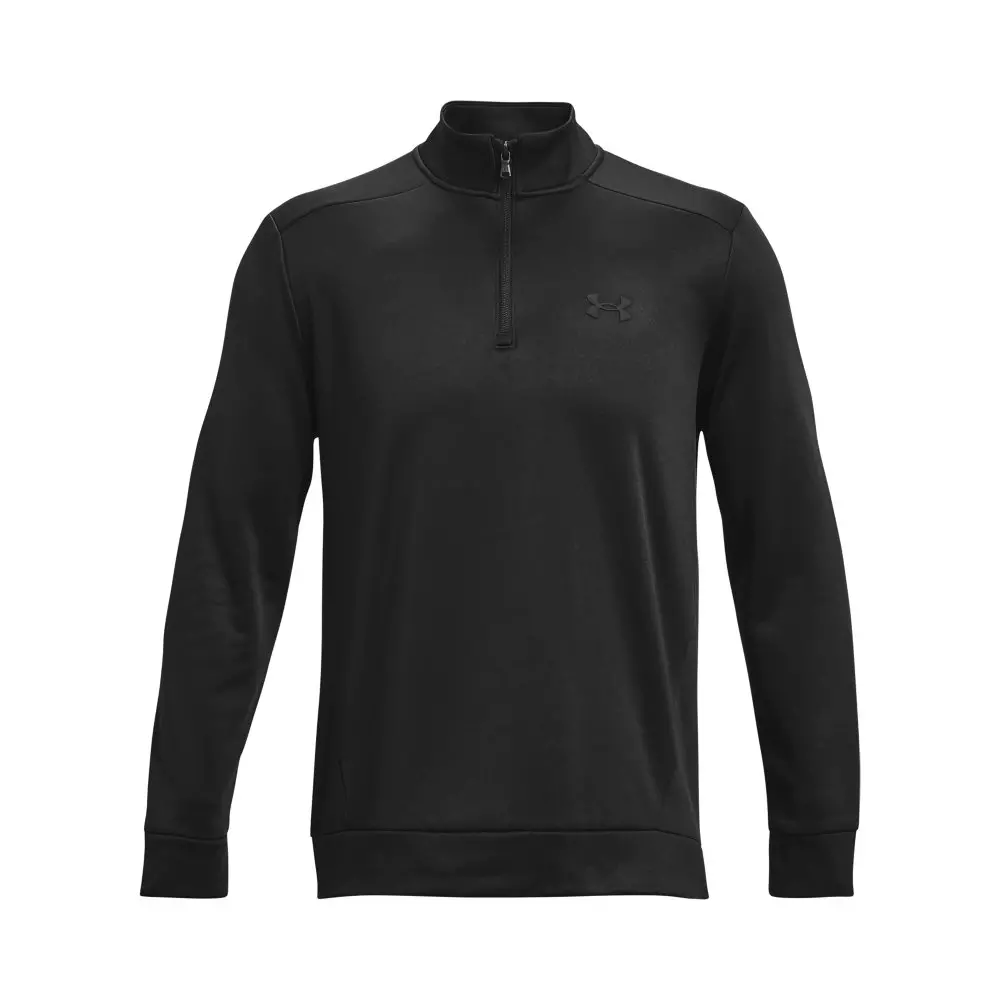 Under Armour Men's 1/4 Zip Armour Fleece - BLACK