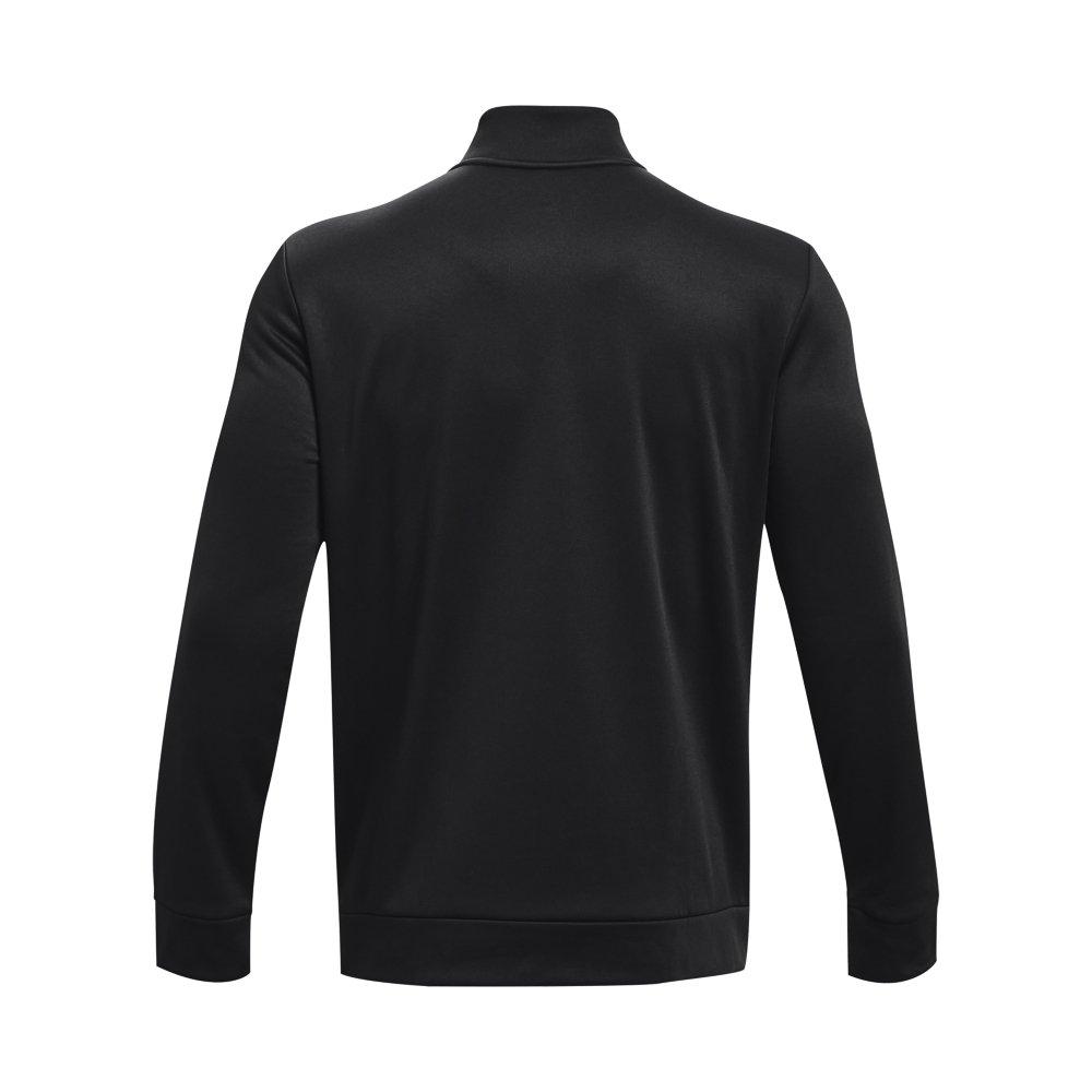 Under Armour Men's 1/4 Zip Armour Fleece - BLACK Thumbnail View 6