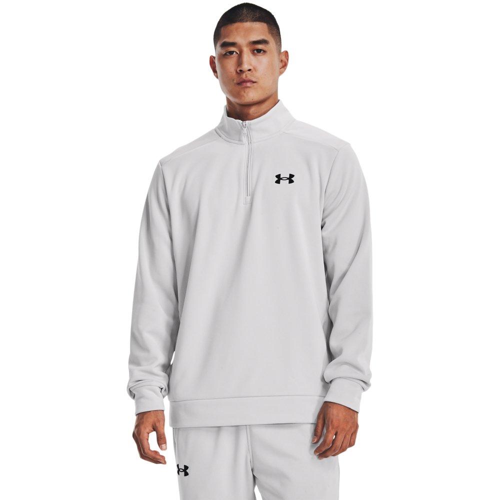 Under Armour Men's 1/4 Zip Armour Fleece - GREY Thumbnail View 1