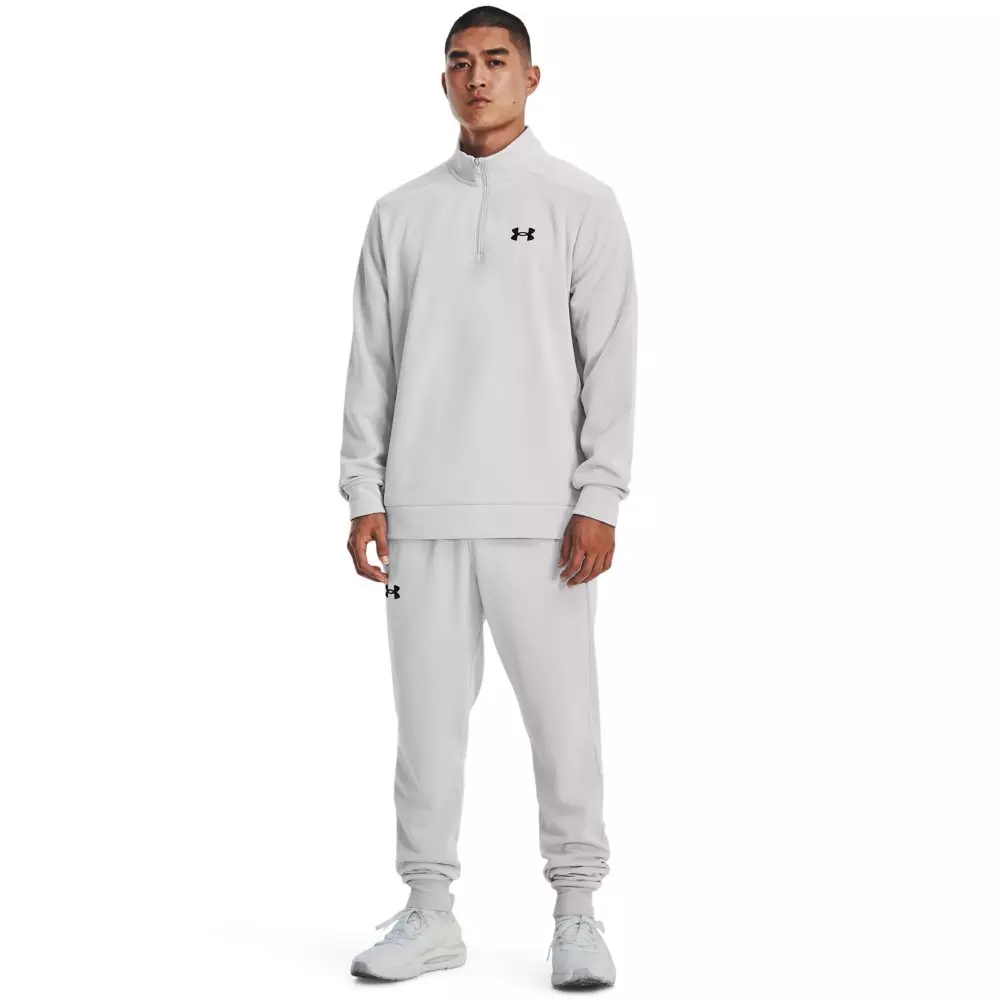 Under Armour Men's 1/4 Zip Armour Fleece - GREY