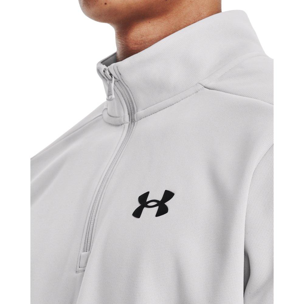 Under Armour Men's 1/4 Zip Armour Fleece - GREY Thumbnail View 4