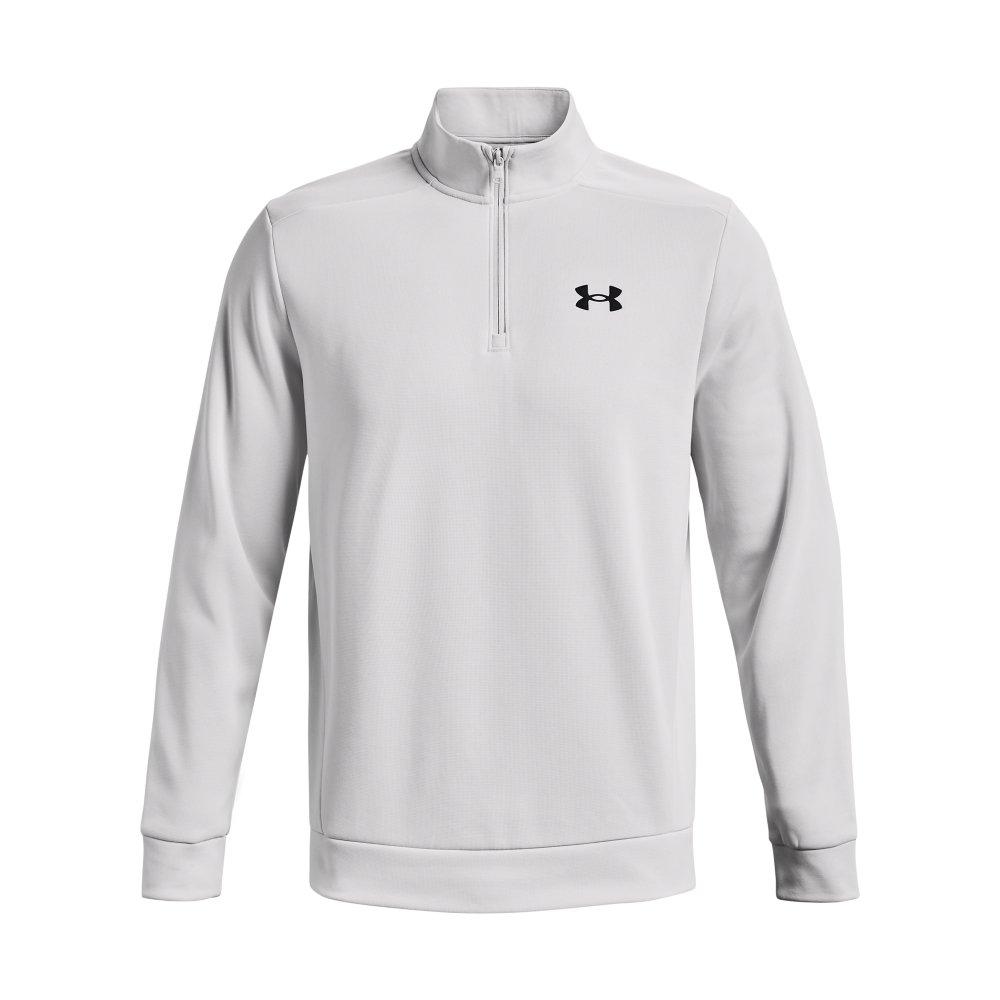 Under Armour Men's 1/4 Zip Armour Fleece - GREY Thumbnail View 5