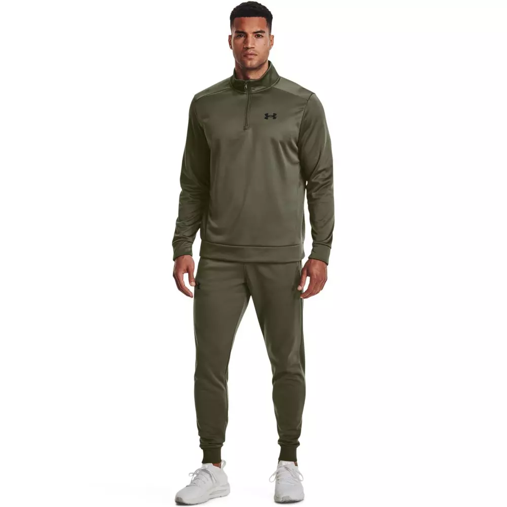 Under Armour Men's 1/4 Zip Armour Fleece - GREEN