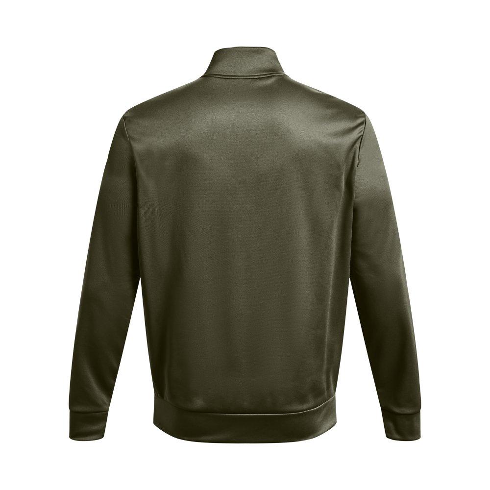 Under Armour Men's 1/4 Zip Armour Fleece - GREEN Thumbnail View 6