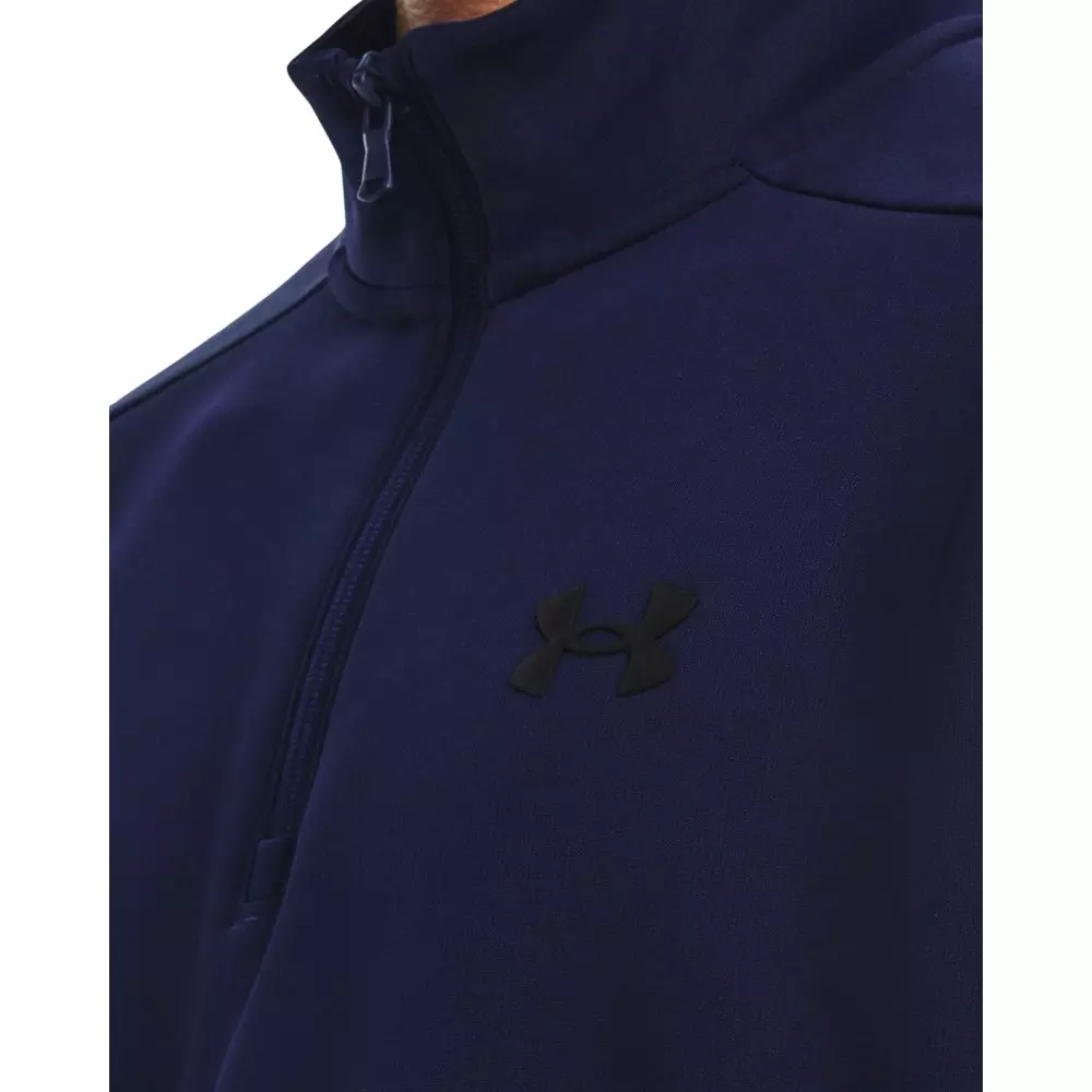 Under Armour Men's 1/4 Zip Armour Fleece - NAVY