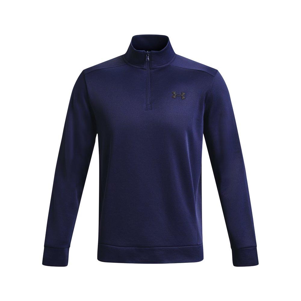 Under Armour Men's 1/4 Zip Armour Fleece - NAVY Thumbnail View 5
