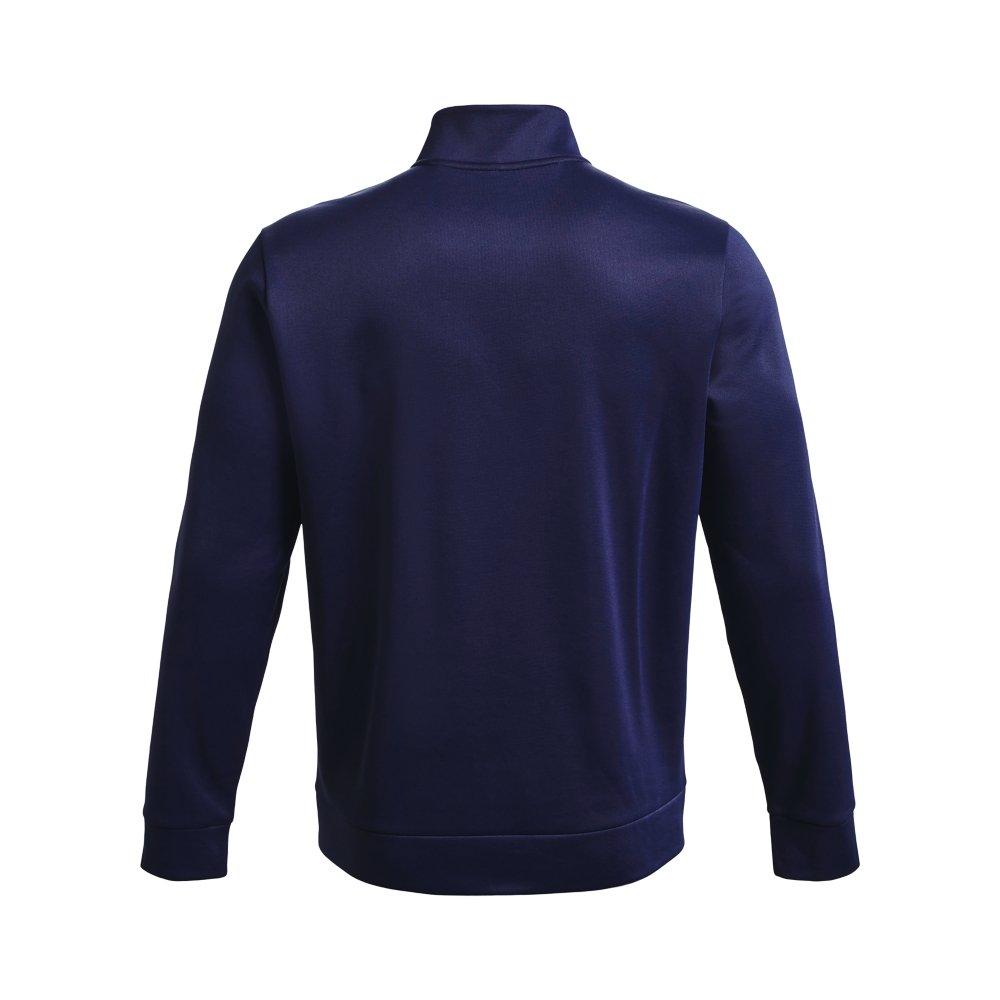 Under Armour Men's 1/4 Zip Armour Fleece - NAVY Thumbnail View 6
