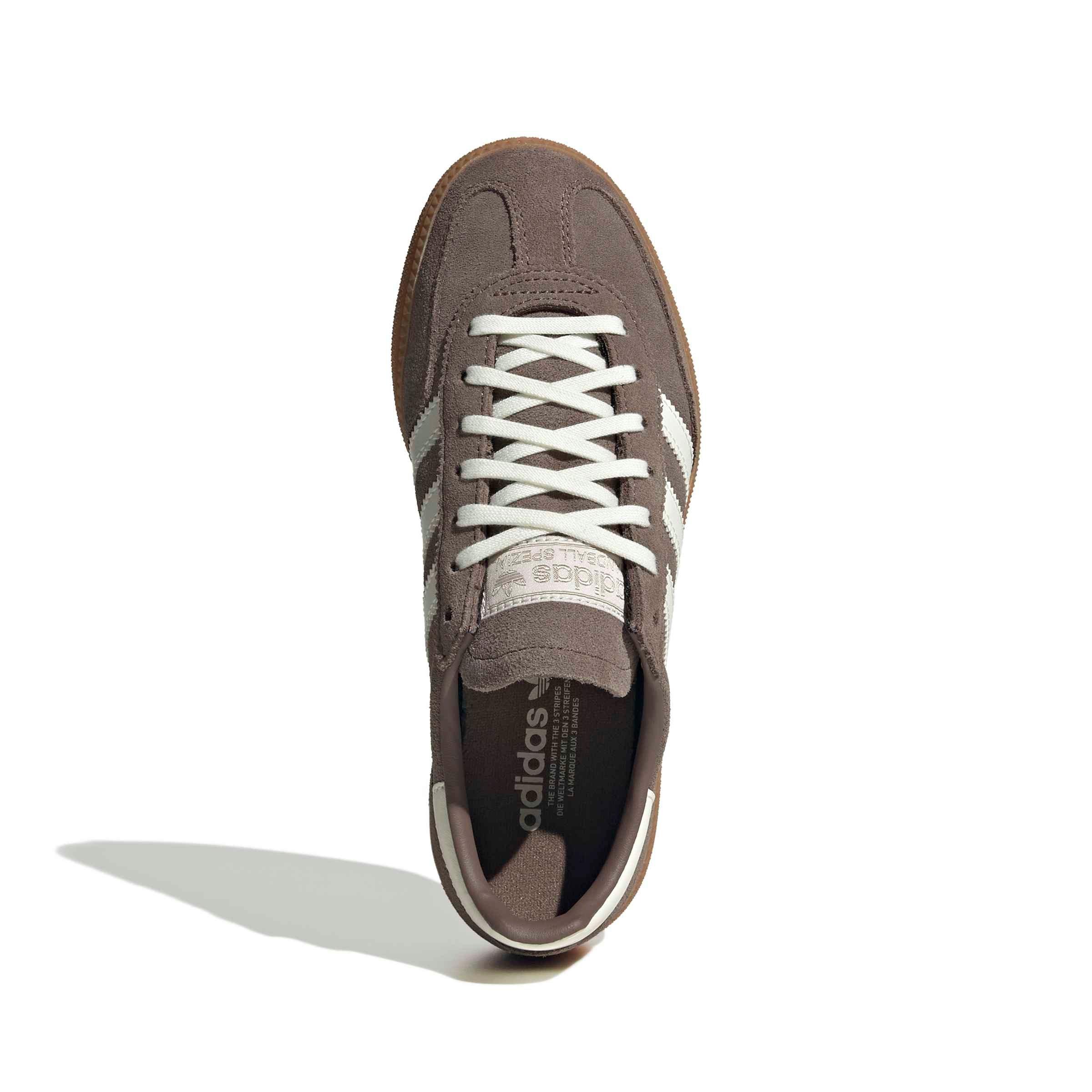 adidas Originals Handball Spezial "Earth Strata/Off White/Gum 2" Grade School Boys' Shoe - BROWN/WHITE Thumbnail View 5
