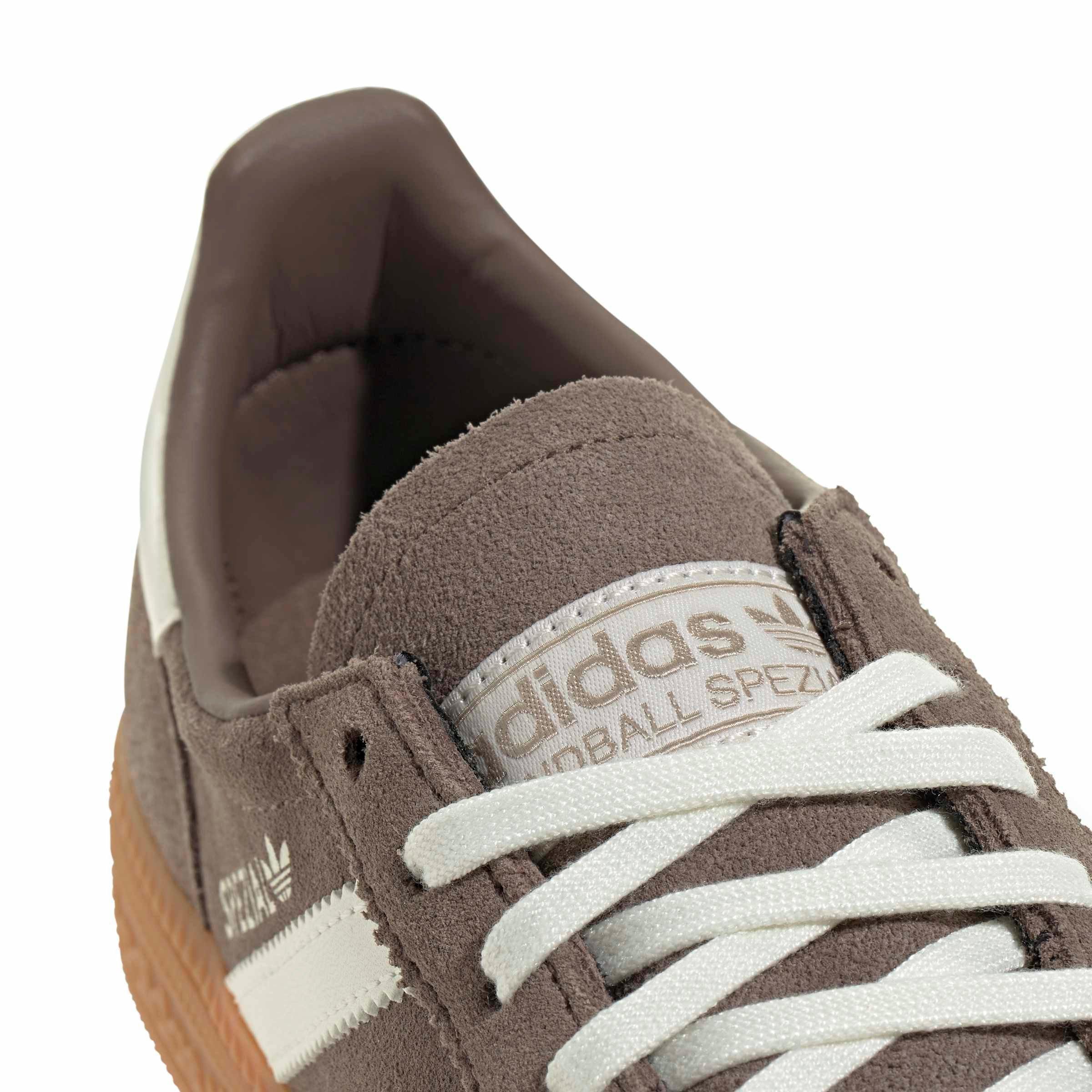 adidas Originals Handball Spezial "Earth Strata/Off White/Gum 2" Grade School Boys' Shoe - BROWN/WHITE Thumbnail View 7