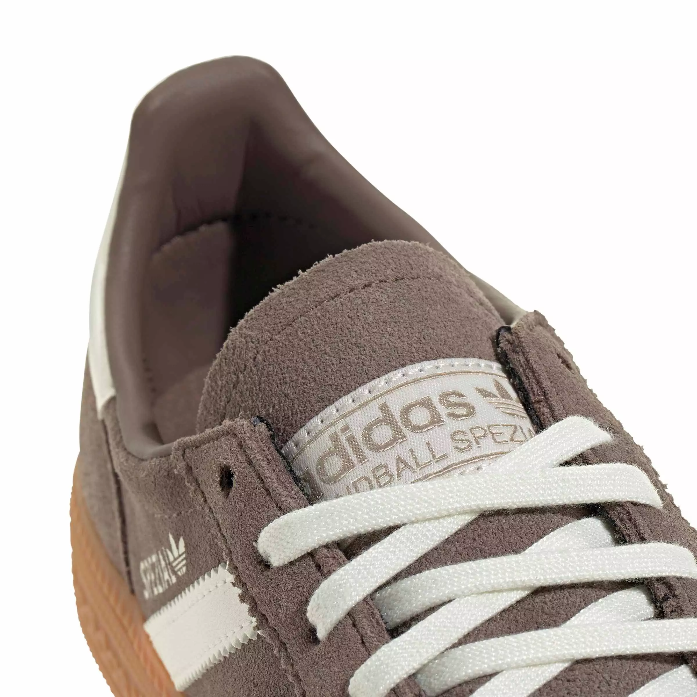 adidas Originals Handball Spezial "Earth Strata/Off White/Gum 2" Grade School Boys' Shoe - BROWN/WHITE