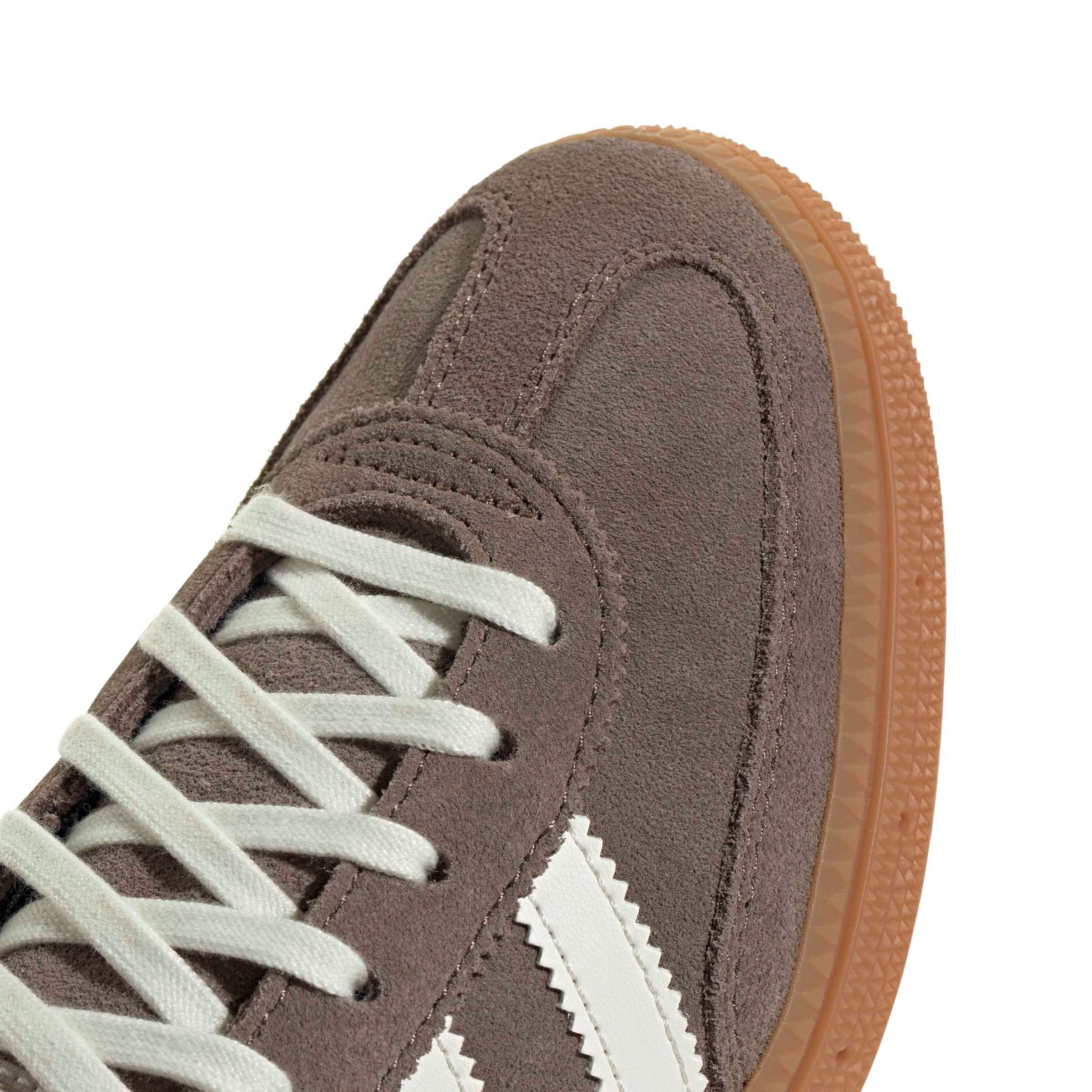 adidas Originals Handball Spezial "Earth Strata/Off White/Gum 2" Grade School Boys' Shoe - BROWN/WHITE Thumbnail View 8