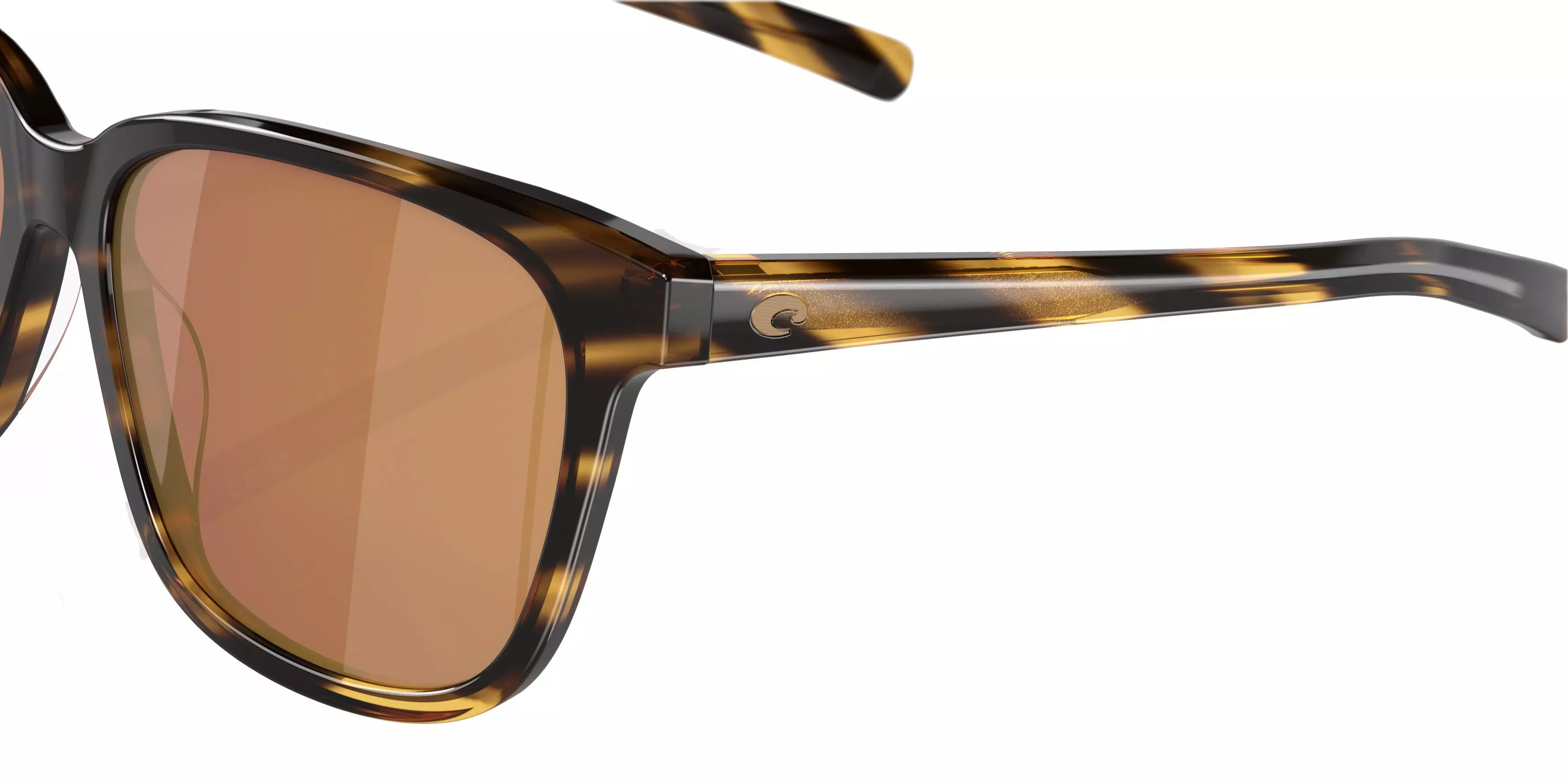 Costa Del Mar May Gold Mirror Polarized Brown Sunglasses - BROWN