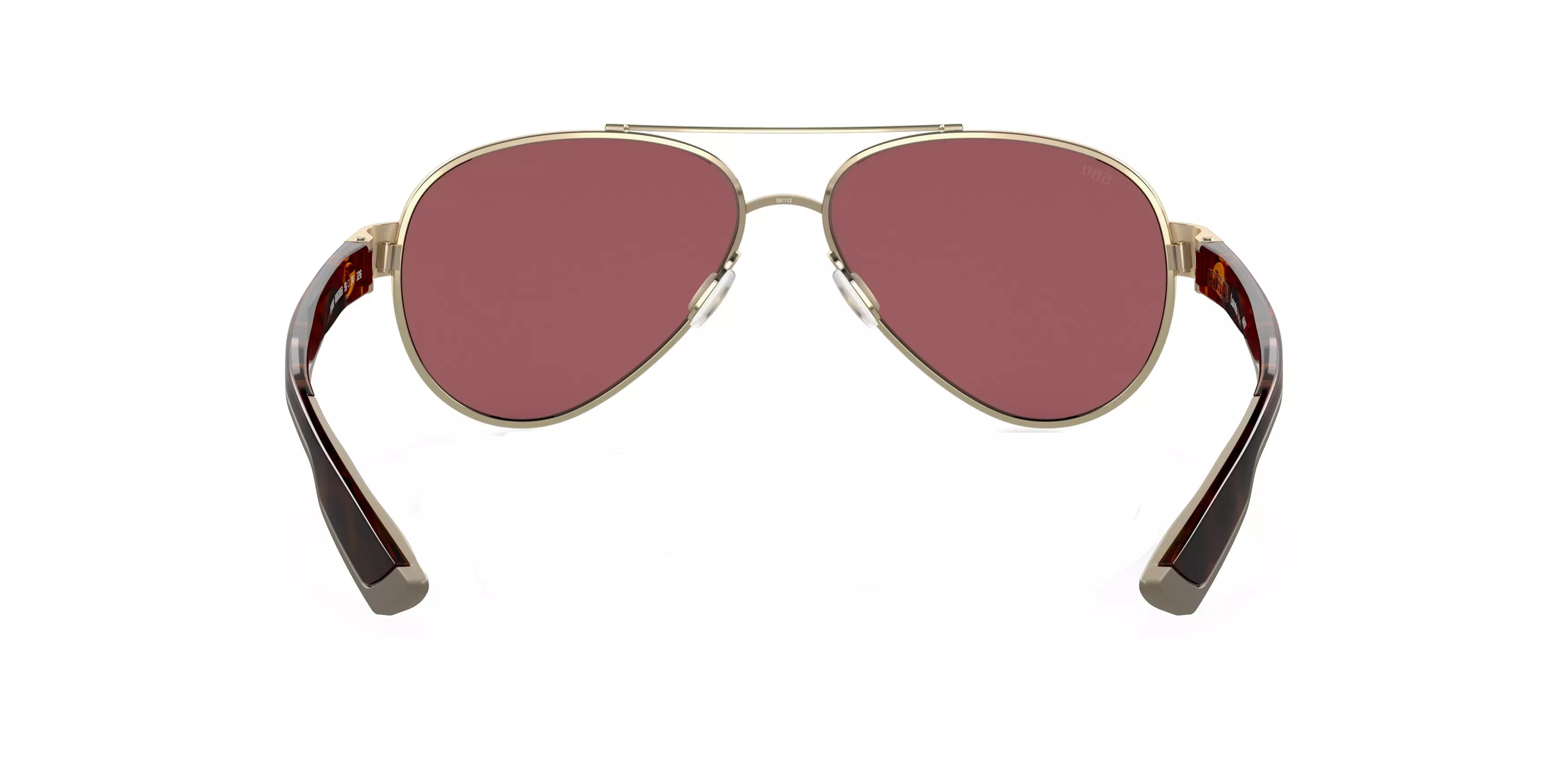 Costa Del Mar Loreto Gold Mirror Polarized Brushed Gold Sunglasses - GOLD