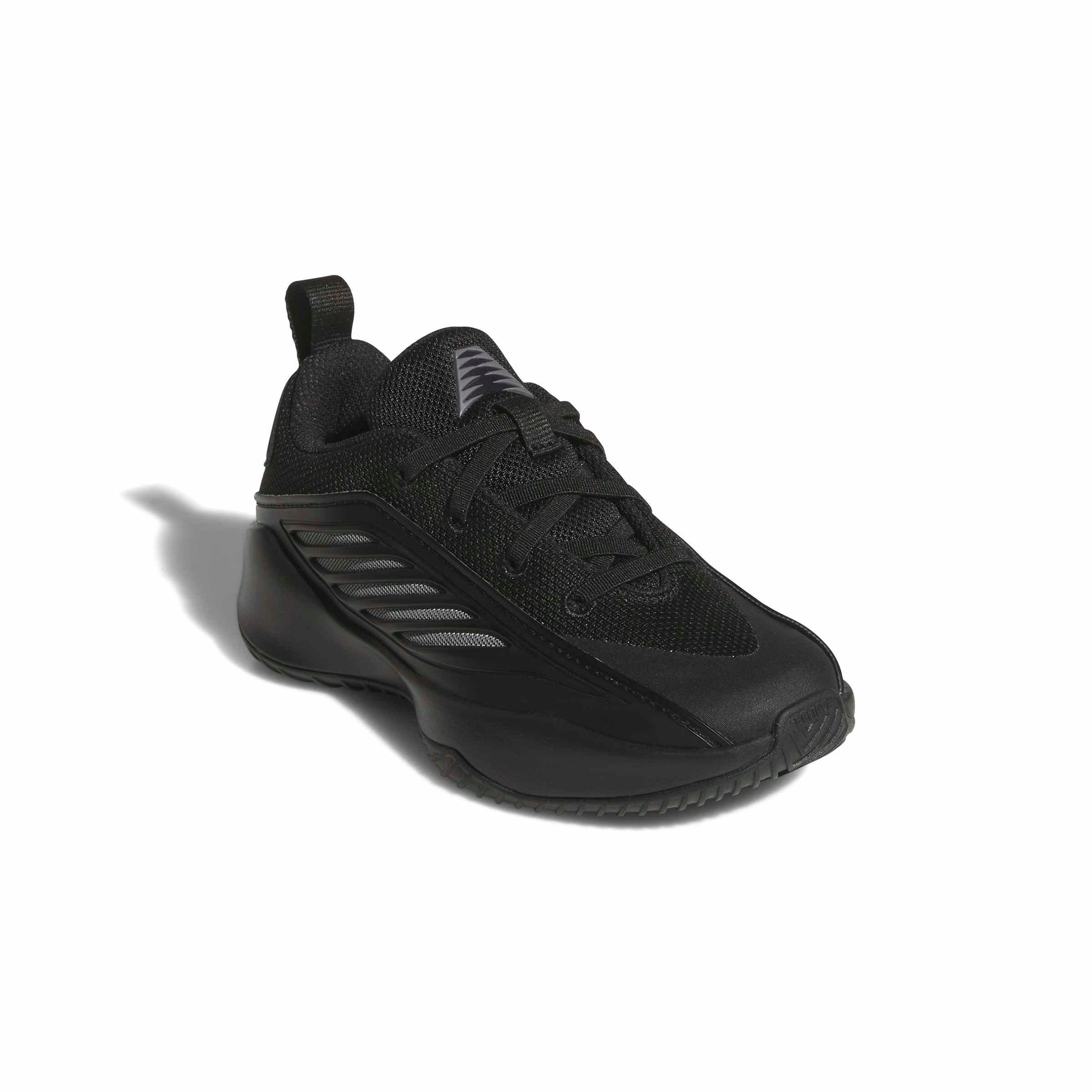 adidas Believe That 1 "Core Black/Iron Metallic/Core Black" Preschool Boys' Basketball Shoe - BLACK/IRON/BLACK Thumbnail View 3