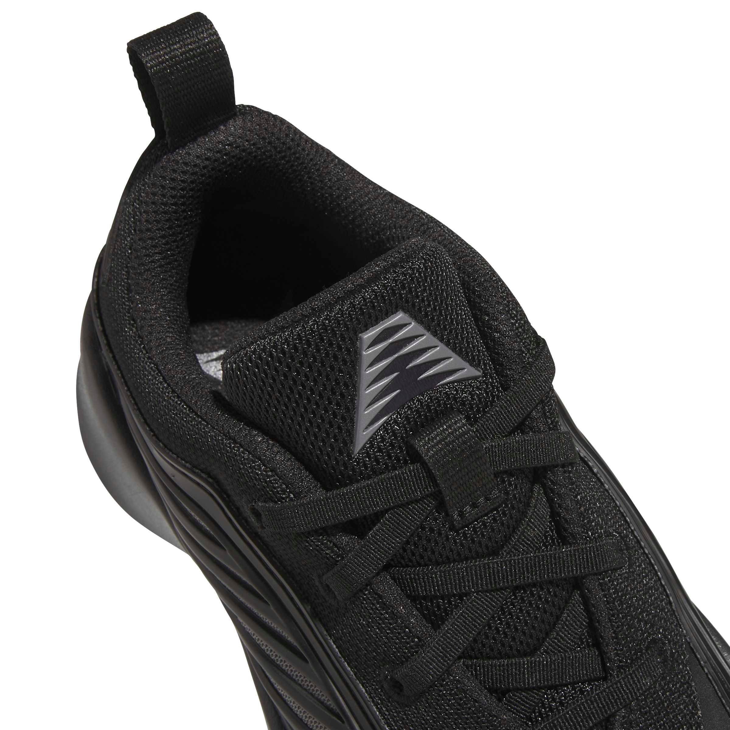 adidas Believe That 1 "Core Black/Iron Metallic/Core Black" Preschool Boys' Basketball Shoe - BLACK/IRON/BLACK Thumbnail View 7