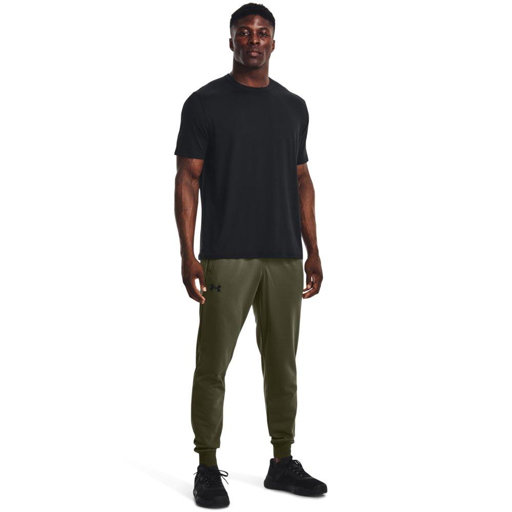 Under Armour Men's Fleece Joggers - GREEN Thumbnail View 3