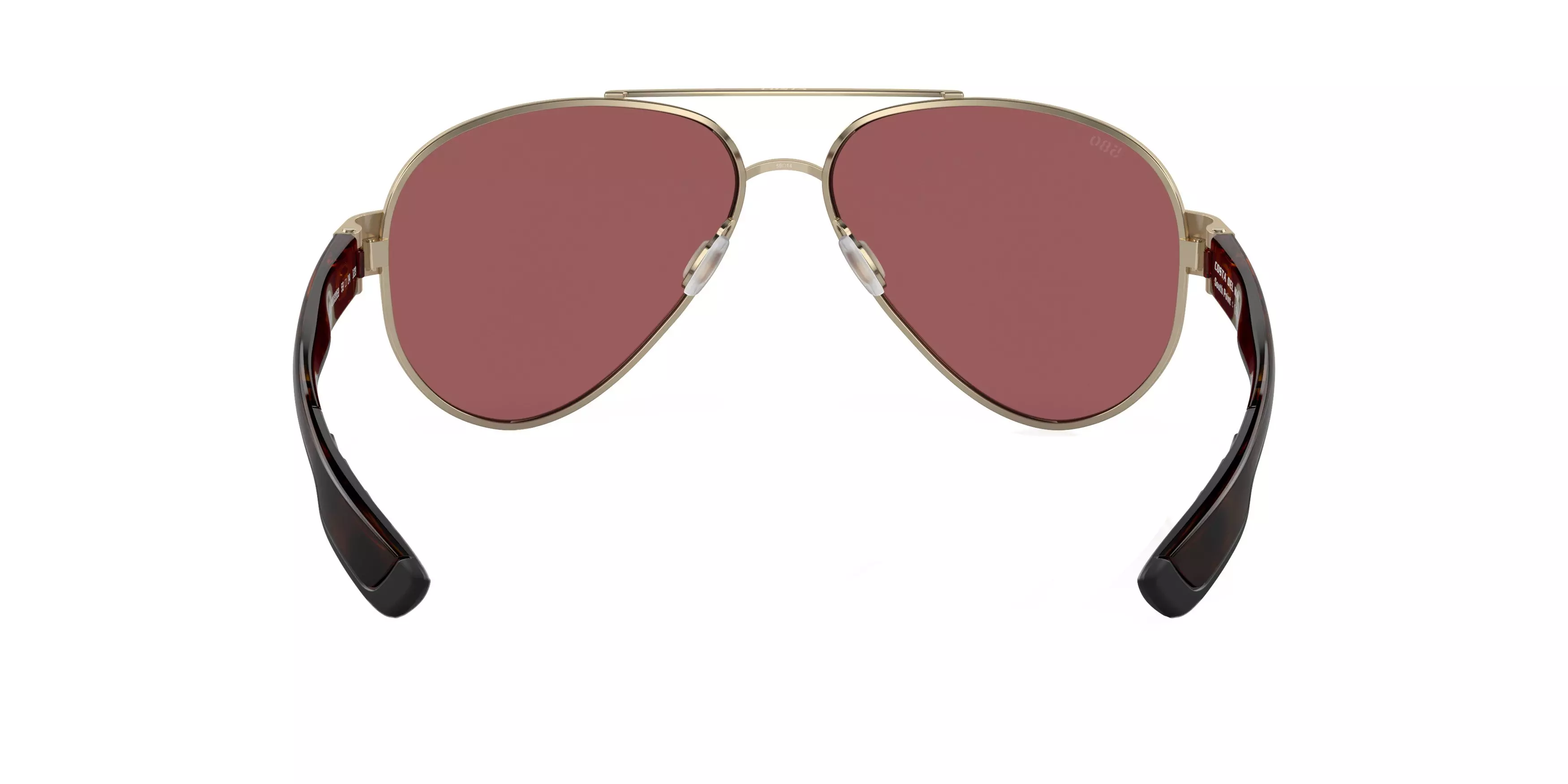 Costa Del Mar South Point Gold Mirror Polarized Brushed Gold Sunglasses - GOLD