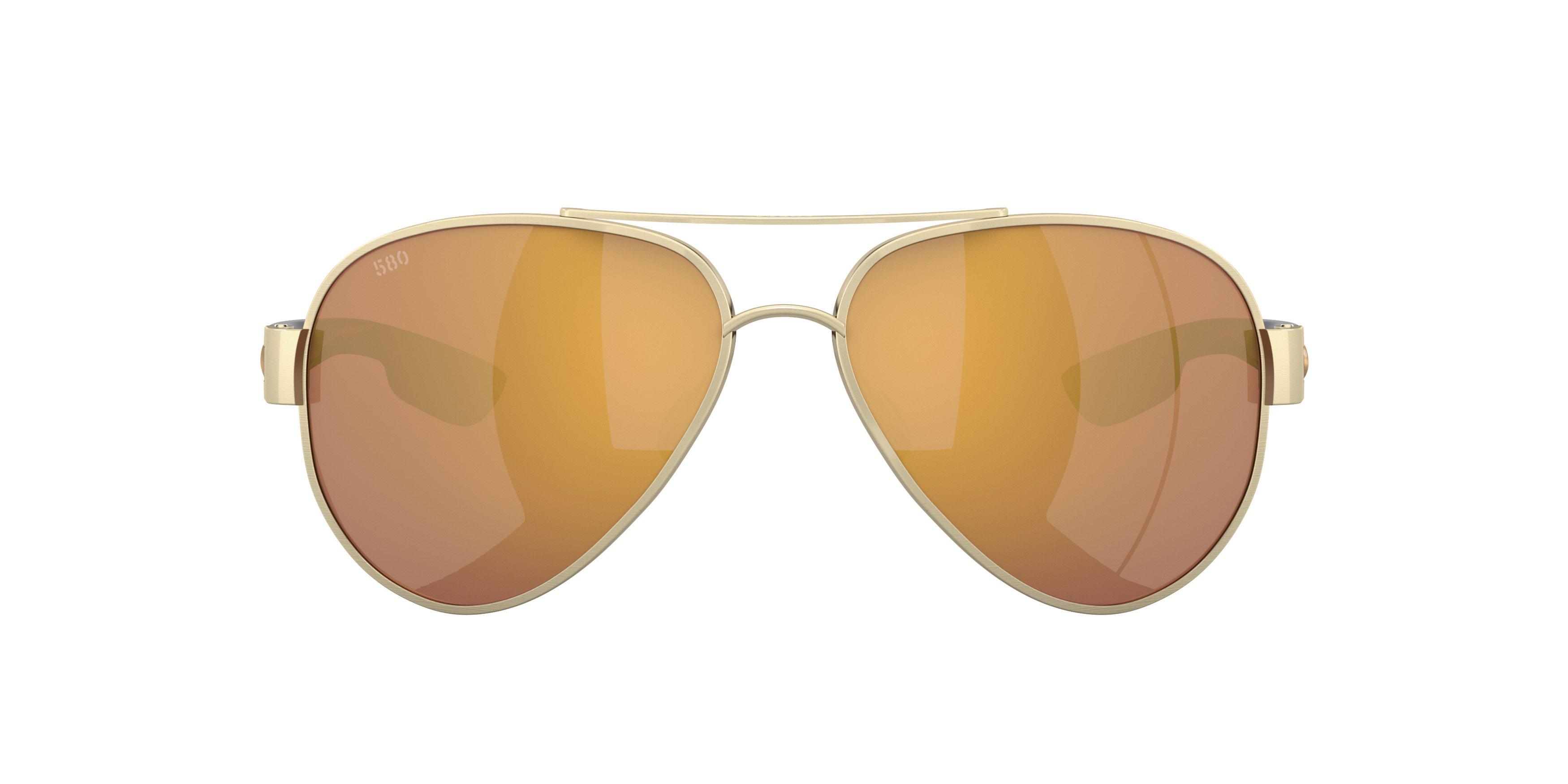 Costa Del Mar South Point Gold Mirror Polarized Brushed Gold Sunglasses - GOLD Thumbnail View 3