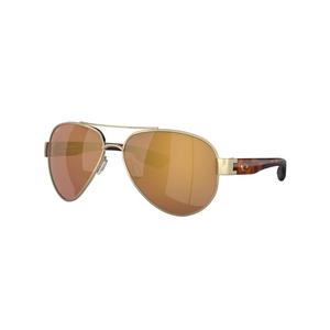 Costa Del Mar South Point Gold Mirror Polarized Brushed Gold Sunglasses