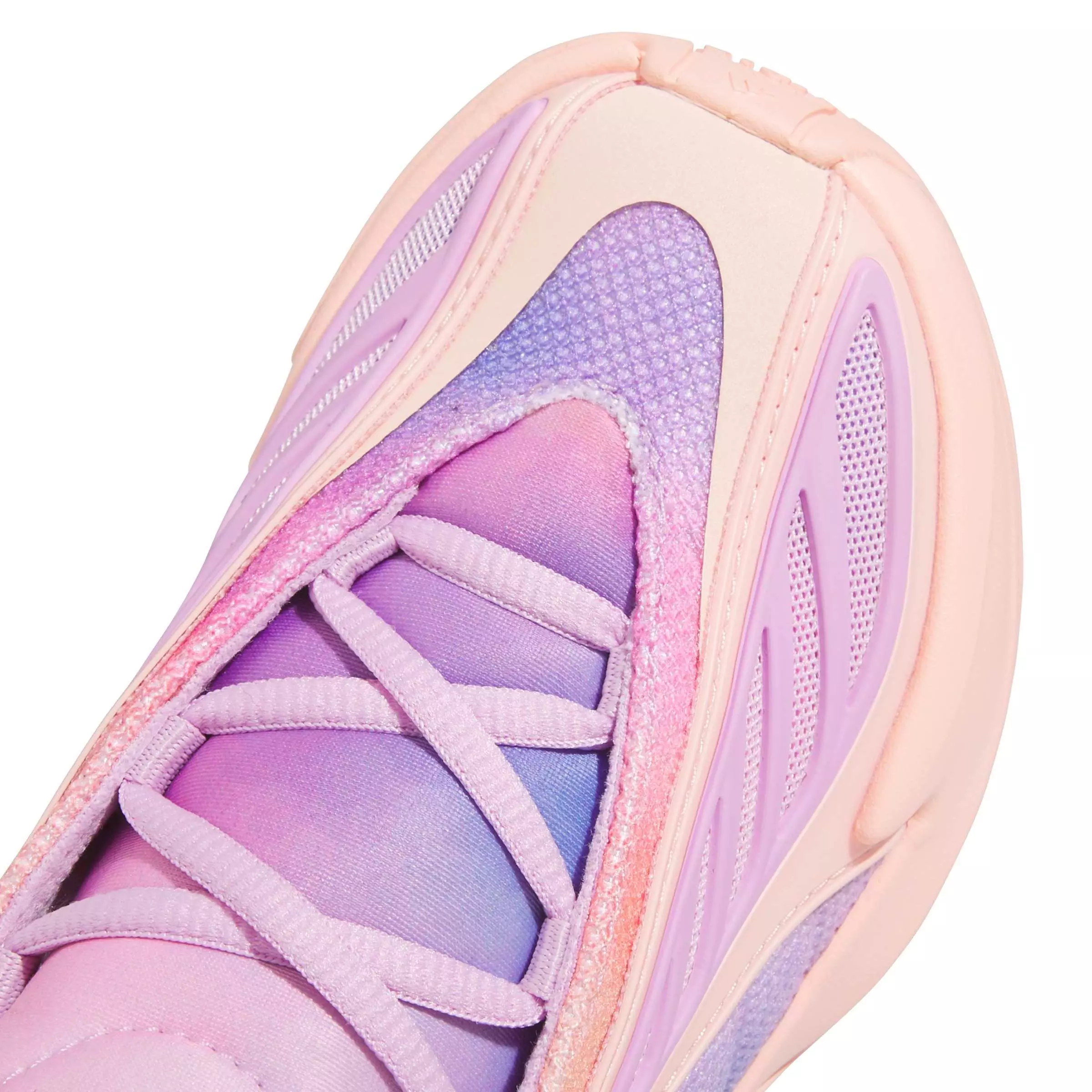 adidas Anthony Edwards 2C "Haze Coral/Bliss Lilac/Zero Met" Preschool Boys' Basketball Shoe - HAZE CORAL/BLISS LILAC