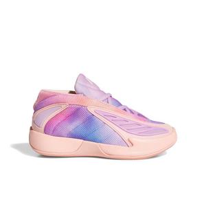 adidas Anthony Edwards 2C "Haze Coral/Bliss Lilac/Zero Met" Preschool Boys' Basketball Shoe - HAZE CORAL/BLISS LILAC