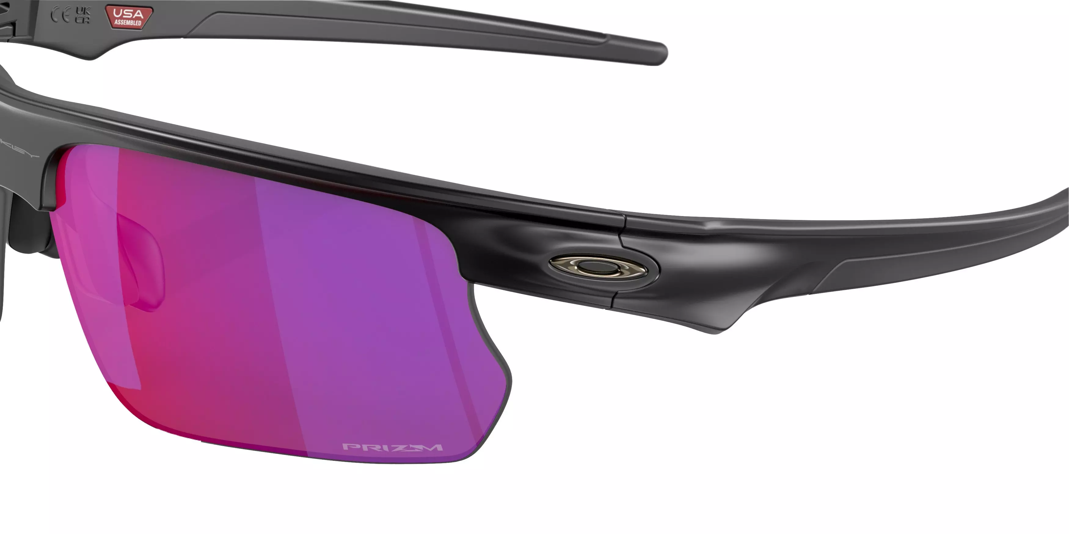 Oakley Bisphaera Prizm Sunglasses - BLACK/RED