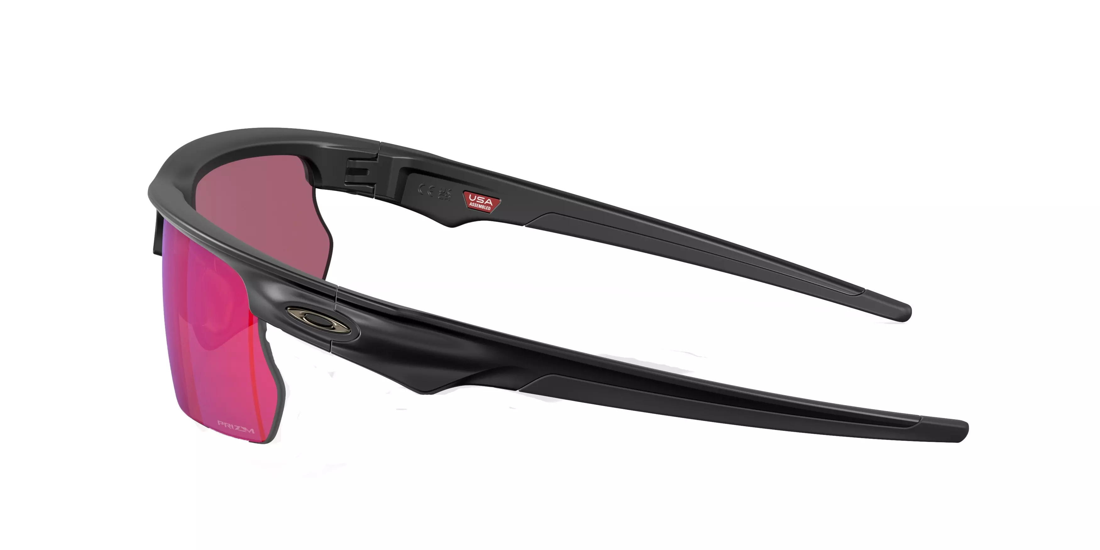Oakley Bisphaera Prizm Sunglasses - BLACK/RED