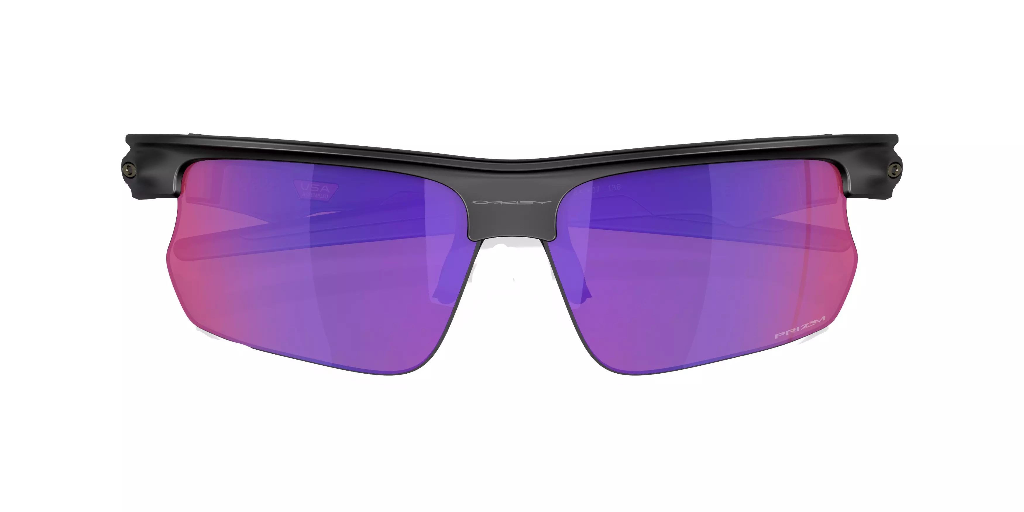Oakley Bisphaera Prizm Sunglasses - BLACK/RED