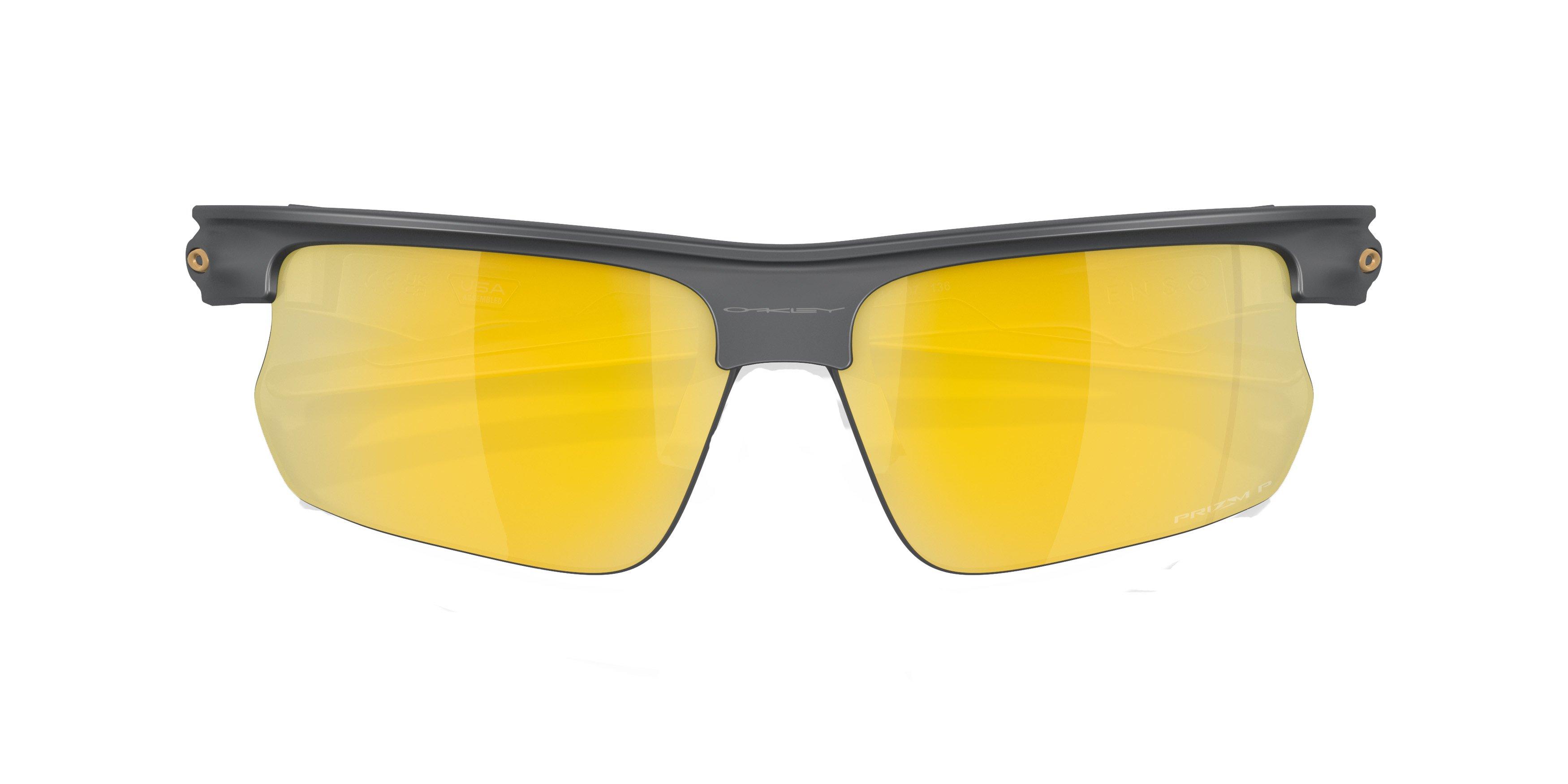 Oakley Bisphaera Prizm Sunglasses - GREY/GOLD Thumbnail View 8