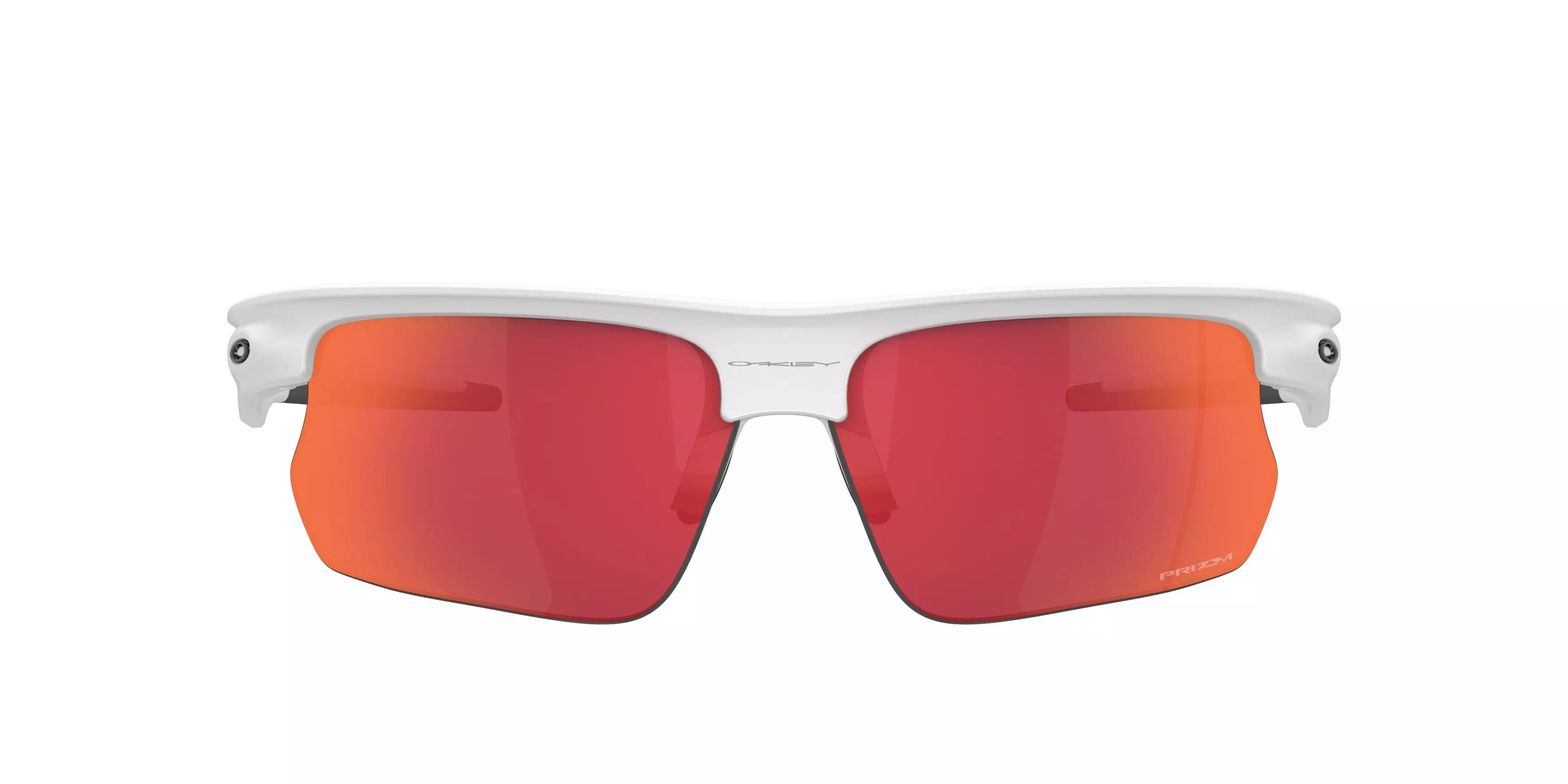 Oakley Bisphaera Prizm Sunglasses - WHITE/RED