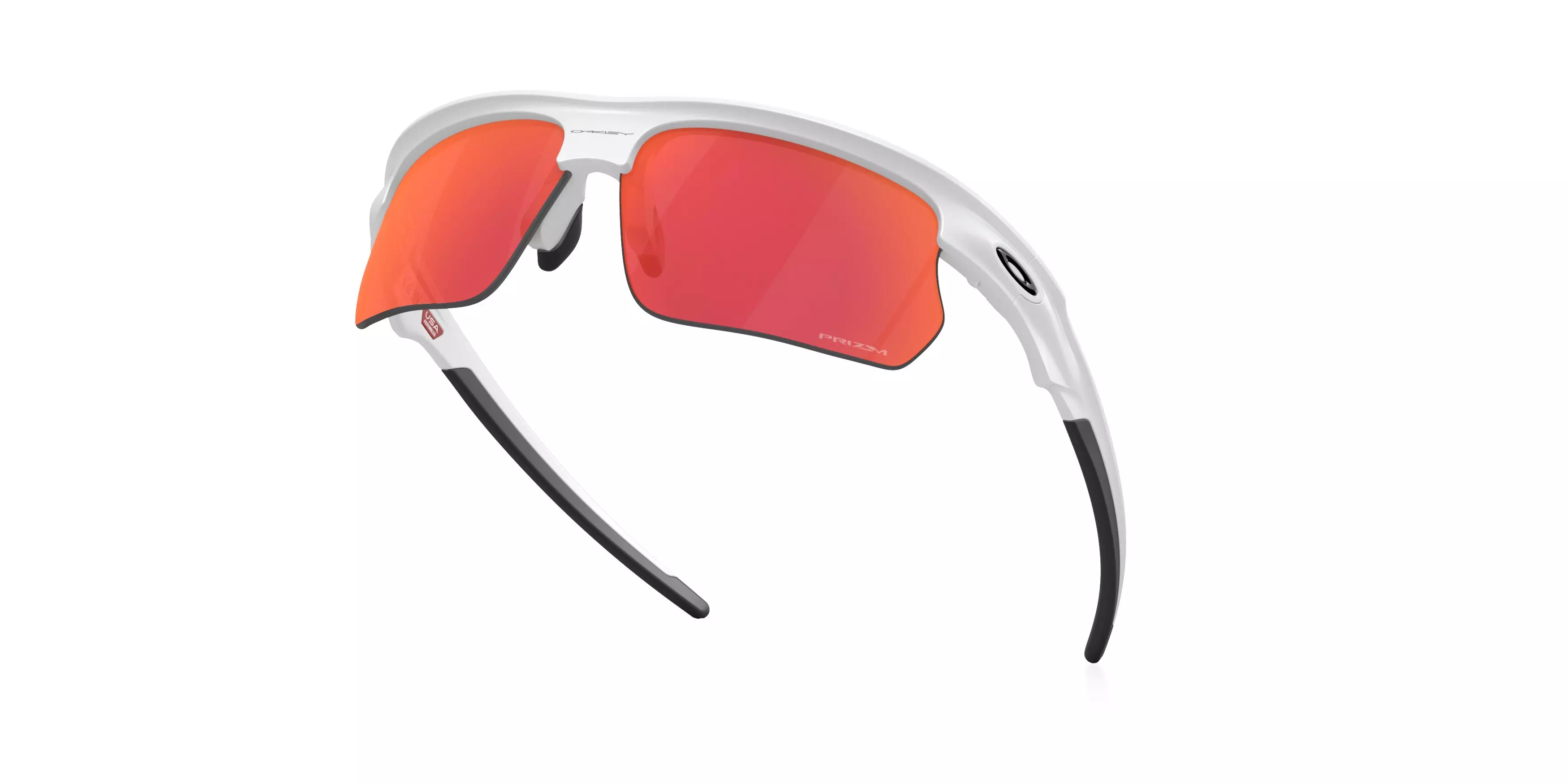 Oakley Bisphaera Prizm Sunglasses - WHITE/RED