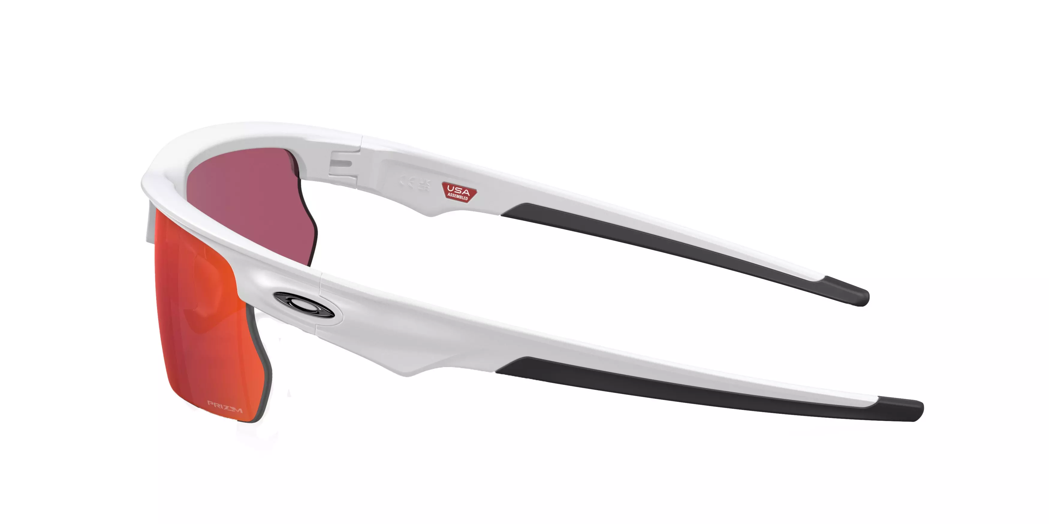 Oakley Bisphaera Prizm Sunglasses - WHITE/RED