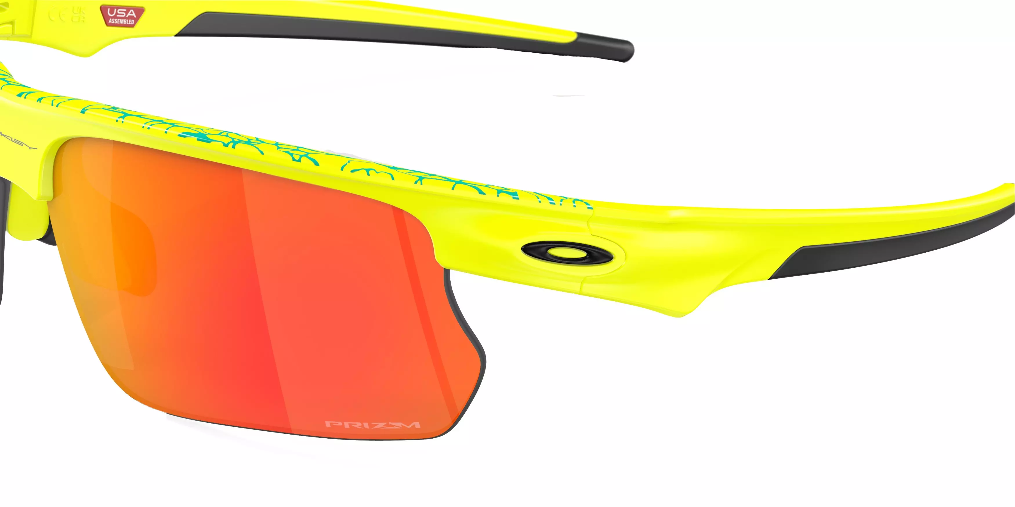 Oakley Bisphaera Prizm Sunglasses - YELLOW/RED