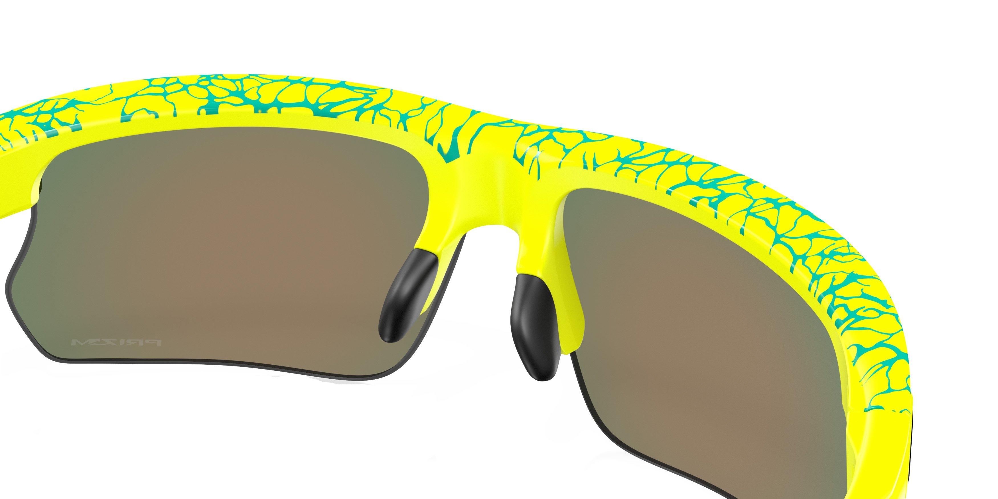 Oakley Bisphaera Prizm Sunglasses - YELLOW/RED Thumbnail View 6