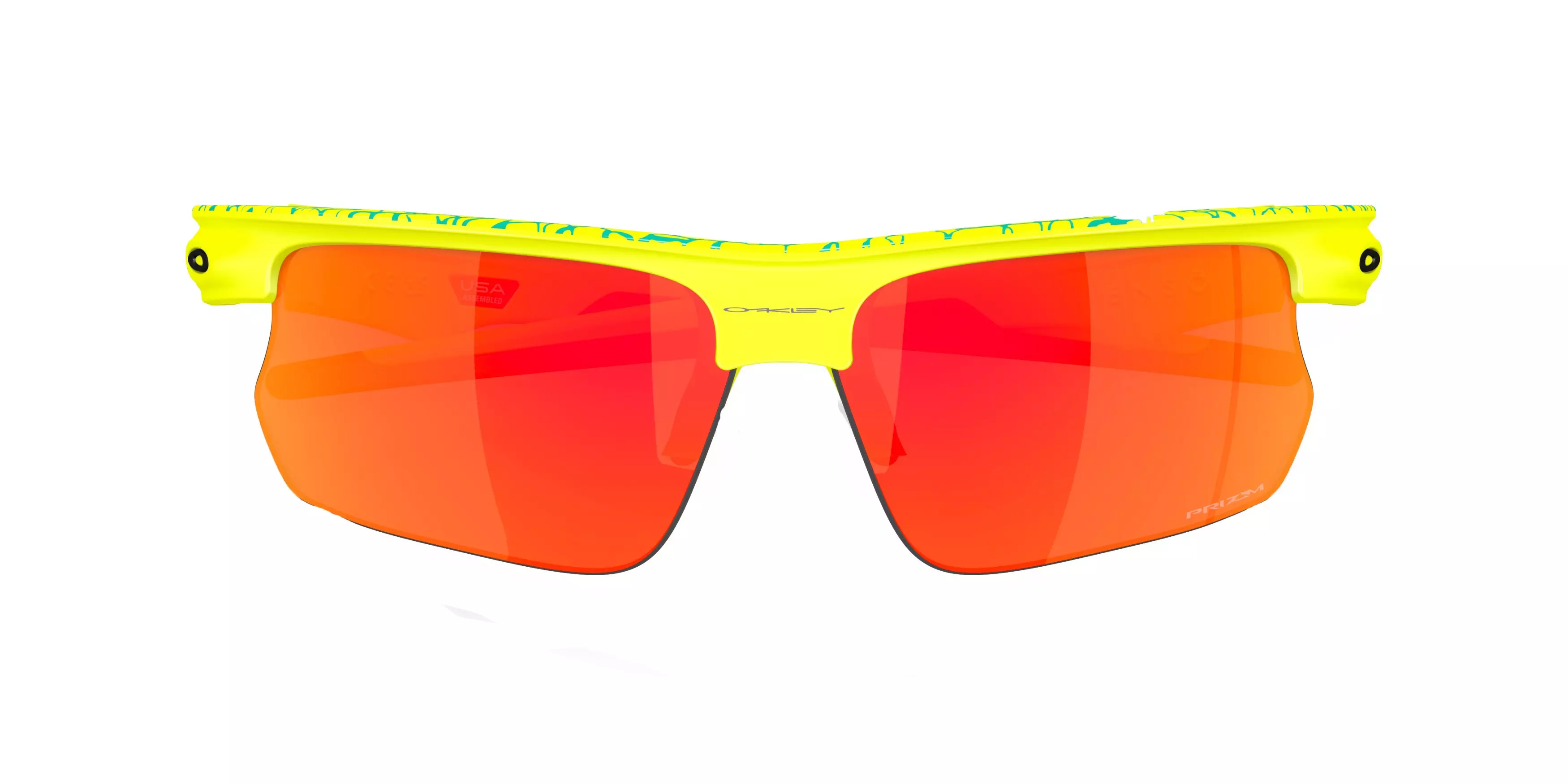 Oakley Bisphaera Prizm Sunglasses - YELLOW/RED